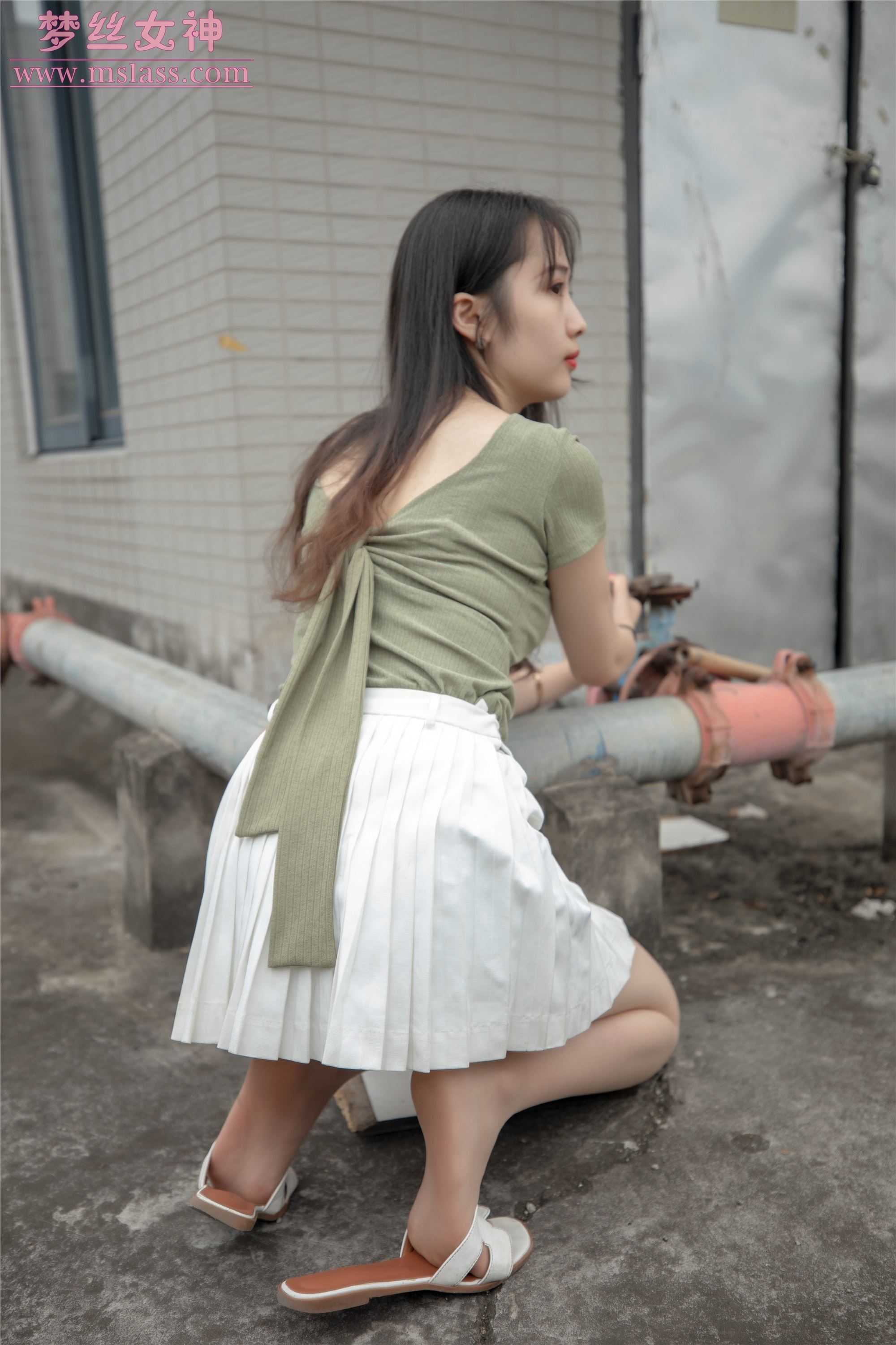 MSLASS梦丝女神2019-06-20 柳儿 侧颜太美的小姐姐 套图