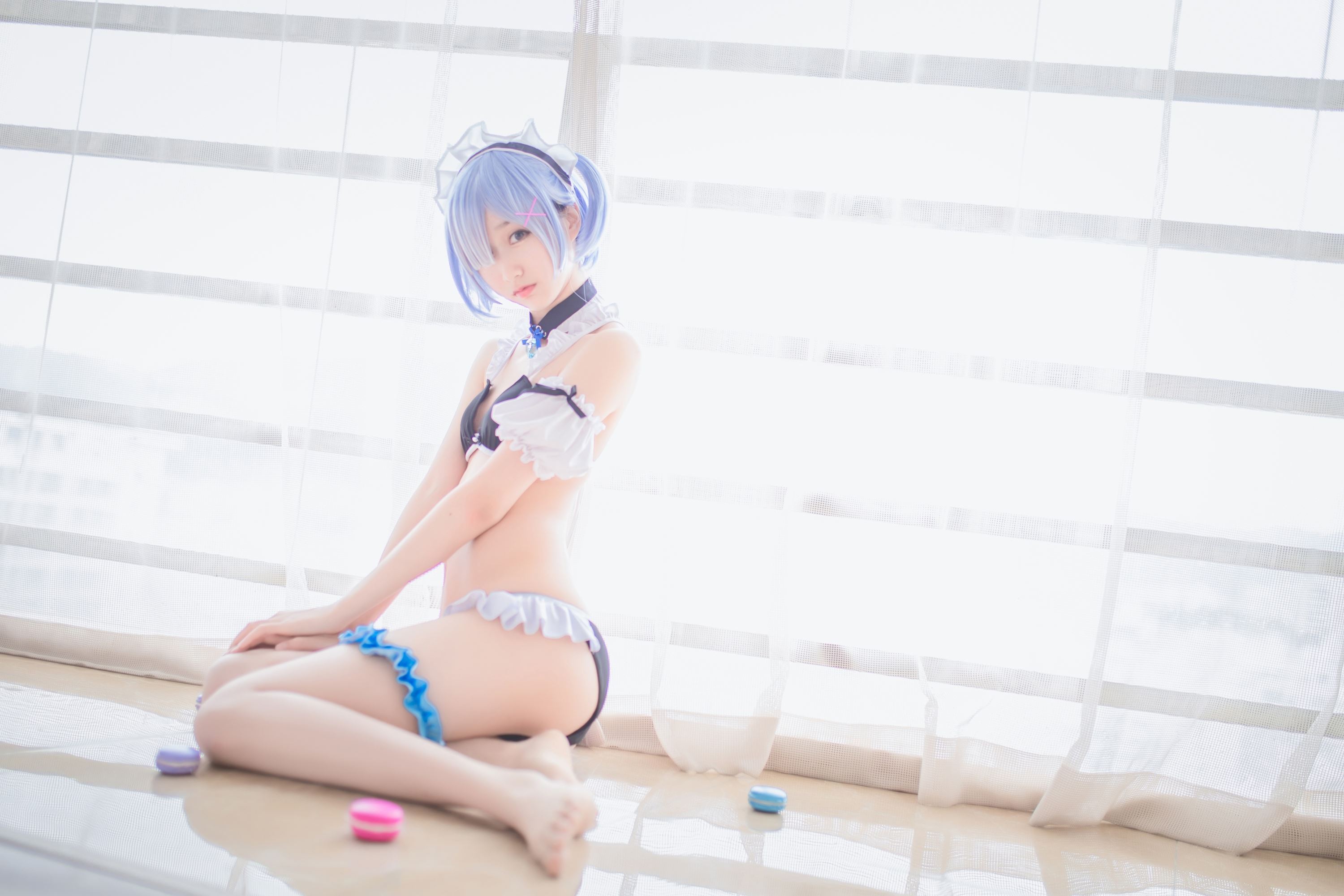 Miss Meng's sister Mu Mianmian's owo REM swimsuit