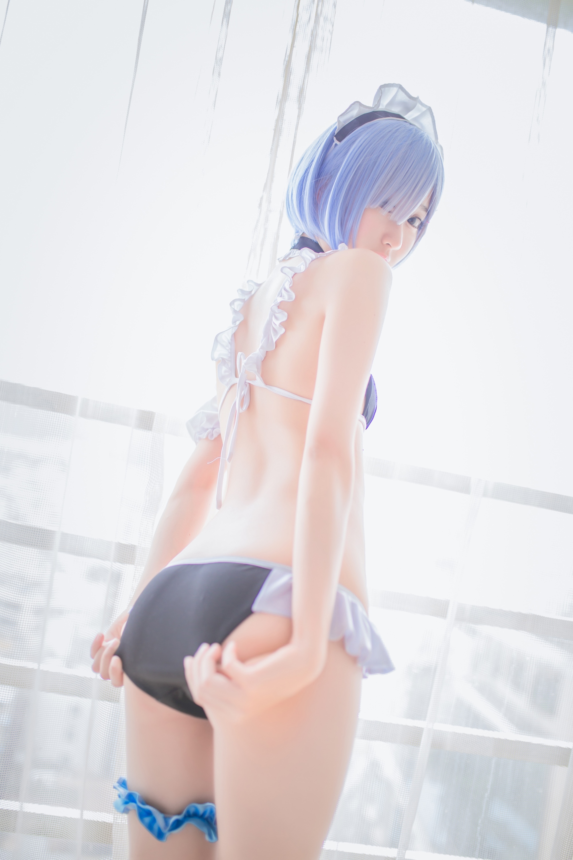 Miss Meng's sister Mu Mianmian's owo REM swimsuit