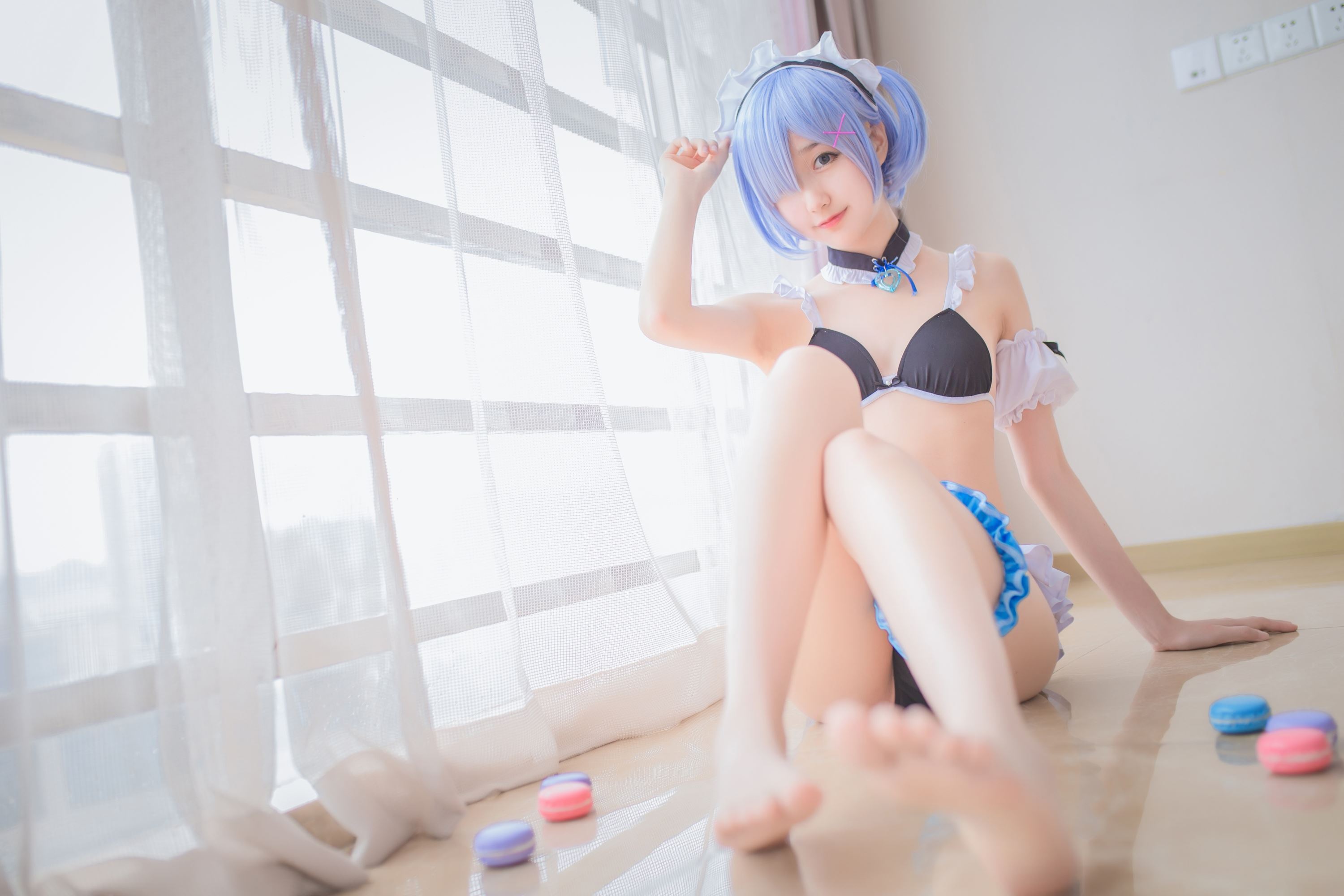 Miss Meng's sister Mu Mianmian's owo REM swimsuit