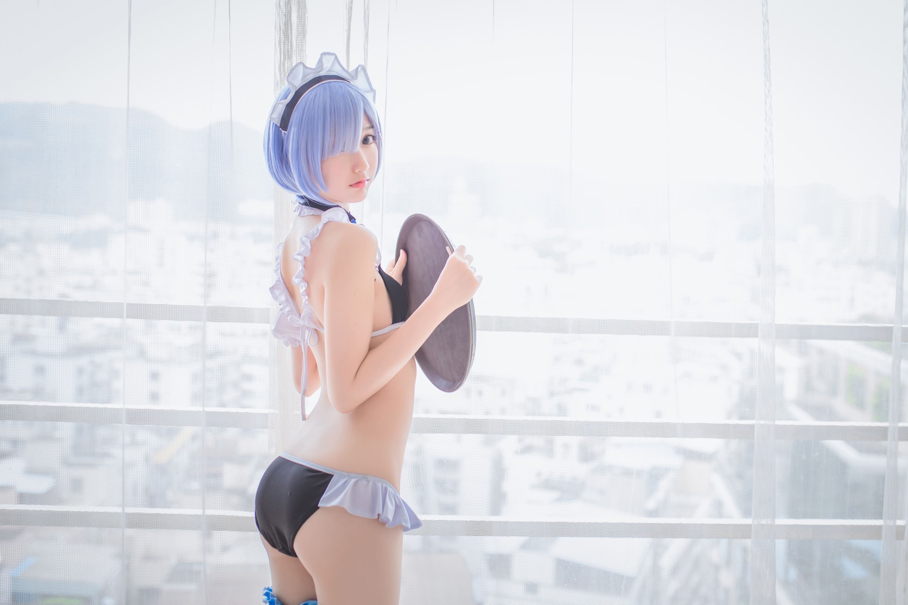 Miss Meng's sister Mu Mianmian's owo REM swimsuit