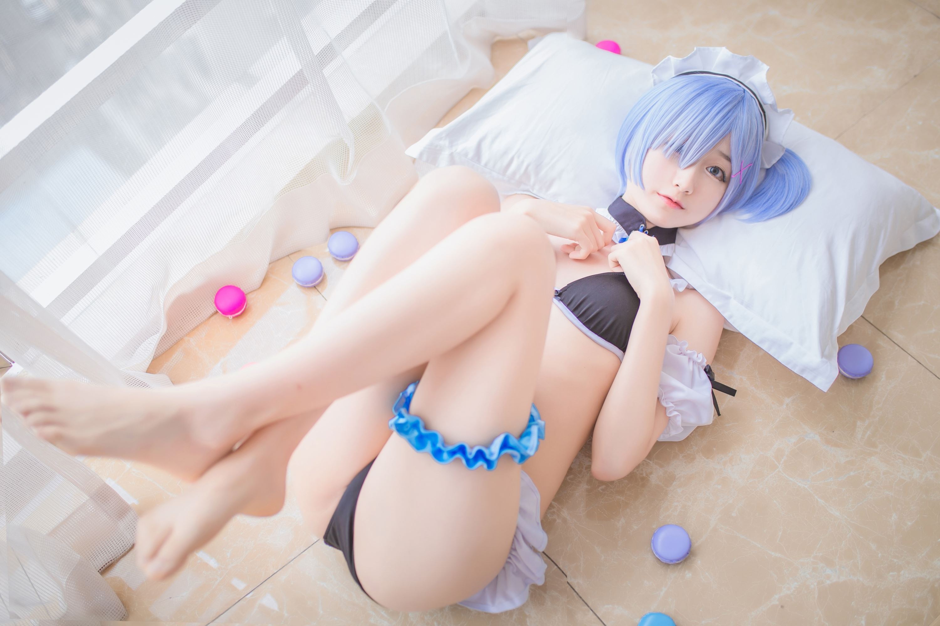 Miss Meng's sister Mu Mianmian's owo REM swimsuit