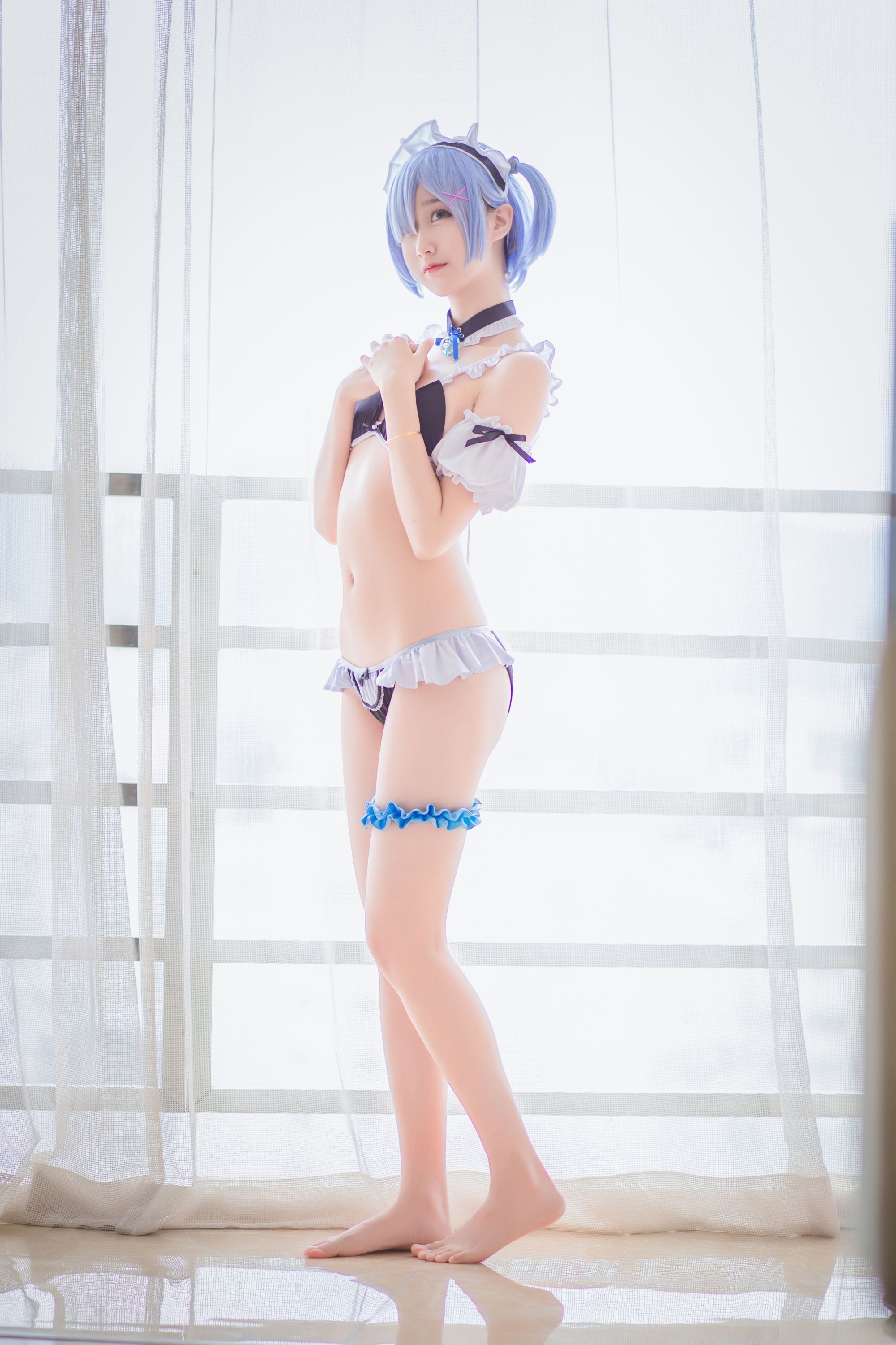 Miss Meng's sister Mu Mianmian's owo REM swimsuit