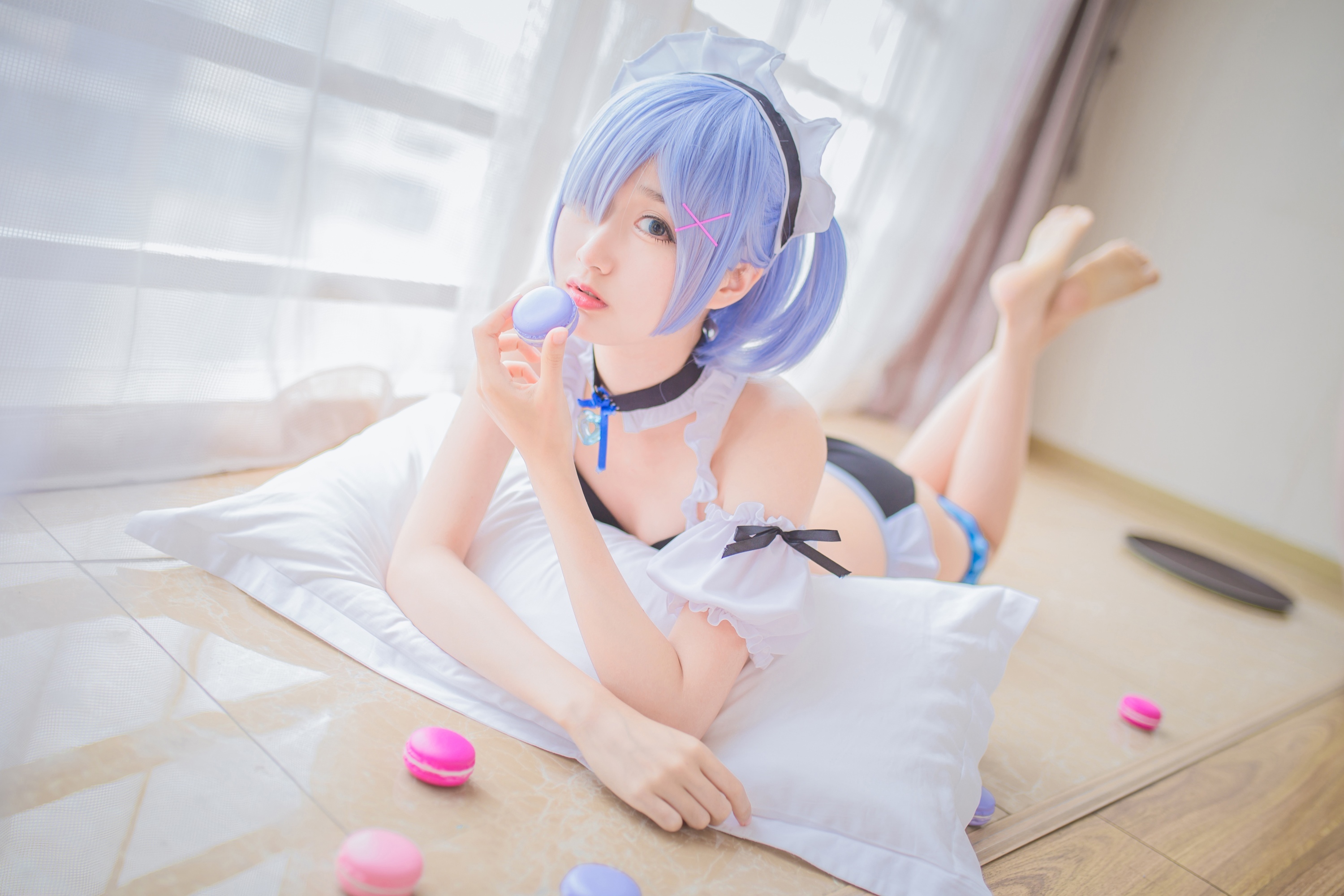 Miss Meng's sister Mu Mianmian's owo REM swimsuit