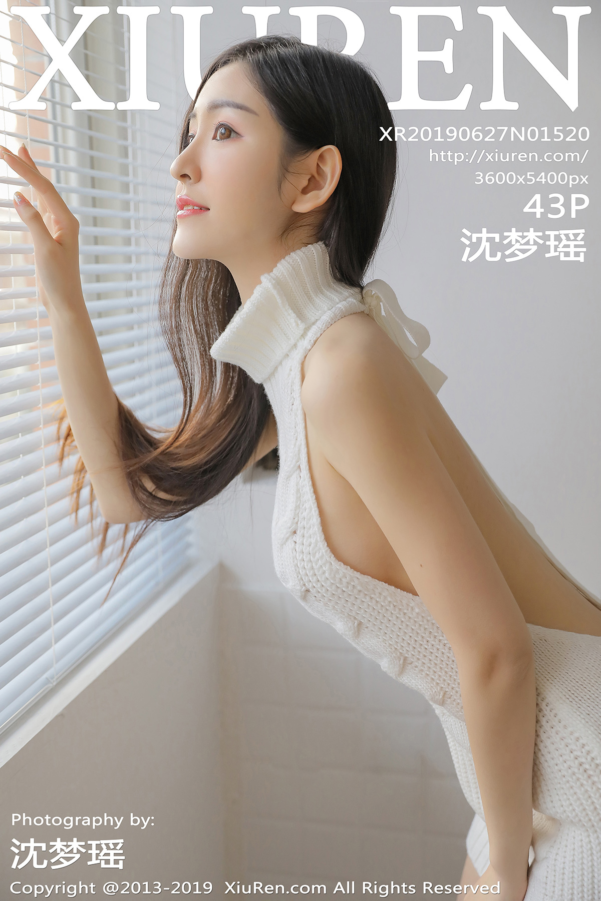 [xiuren.com] June 27, 2019 no.1520 Shen Mengyao: pure and charming, hazy and beautiful