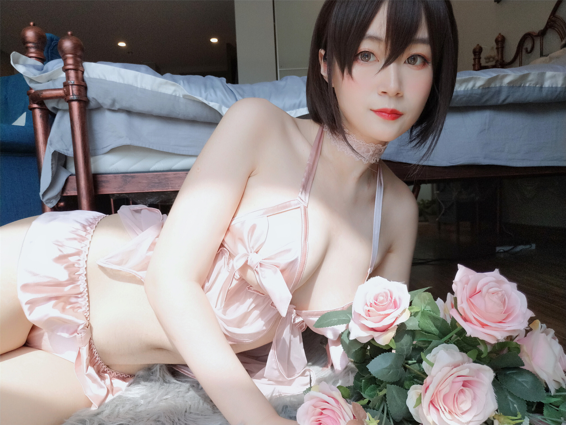 Miss Coser silver pink pajamas