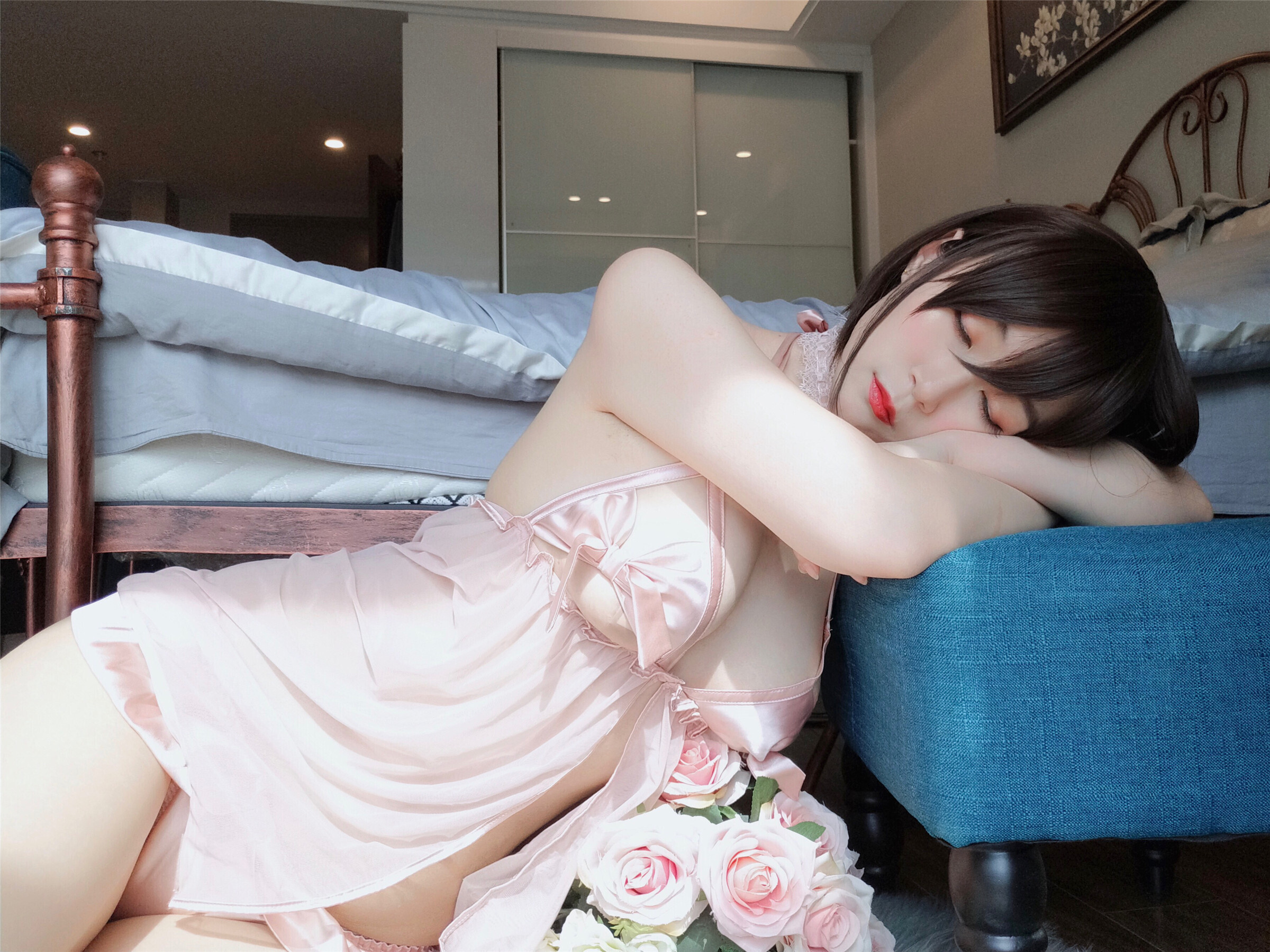 Miss Coser silver pink pajamas