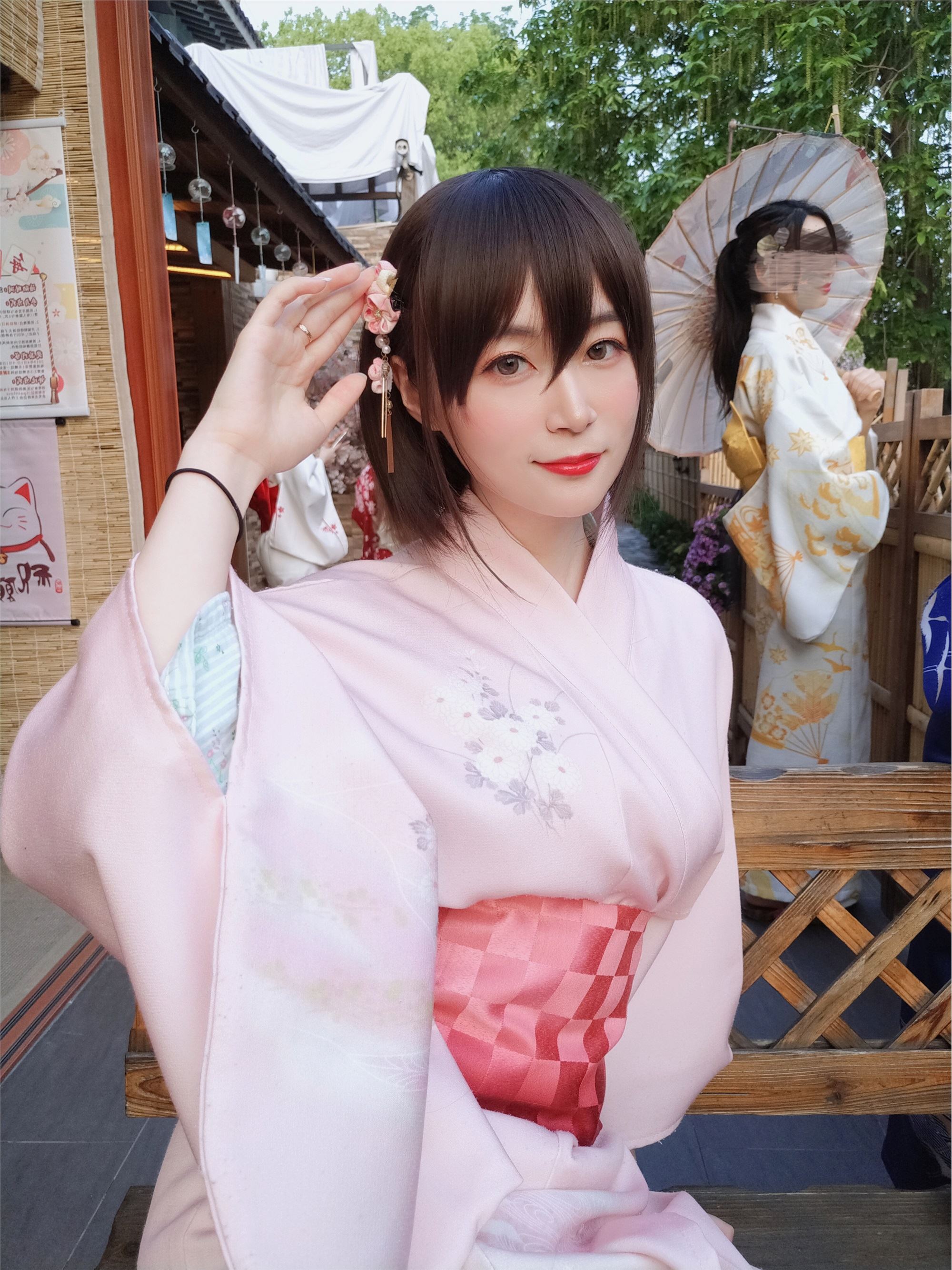 Miss Coser, silver - Kimono hot spring