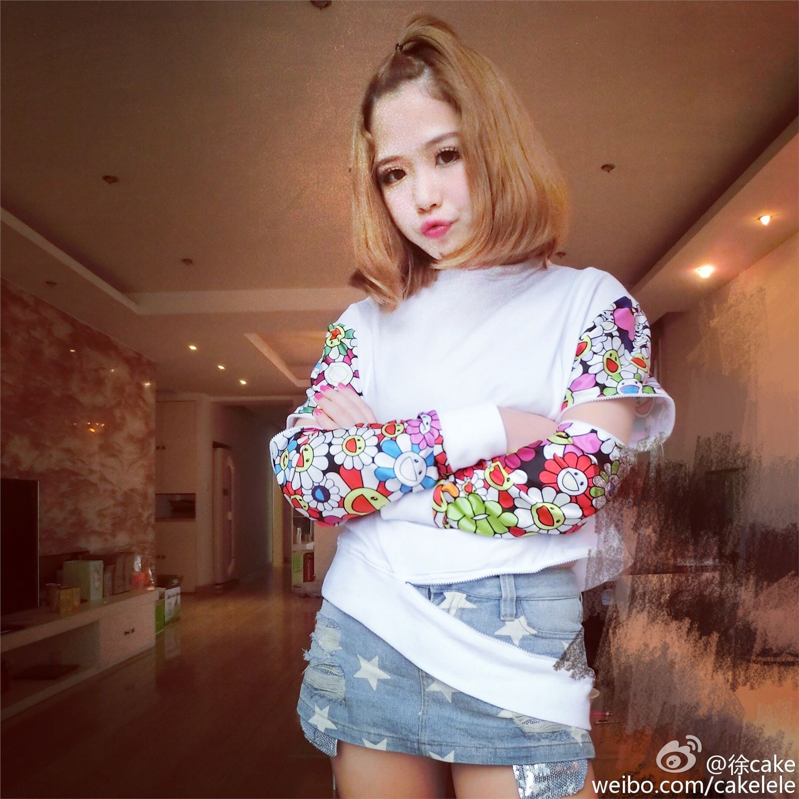 D cup's China joy model showgirl