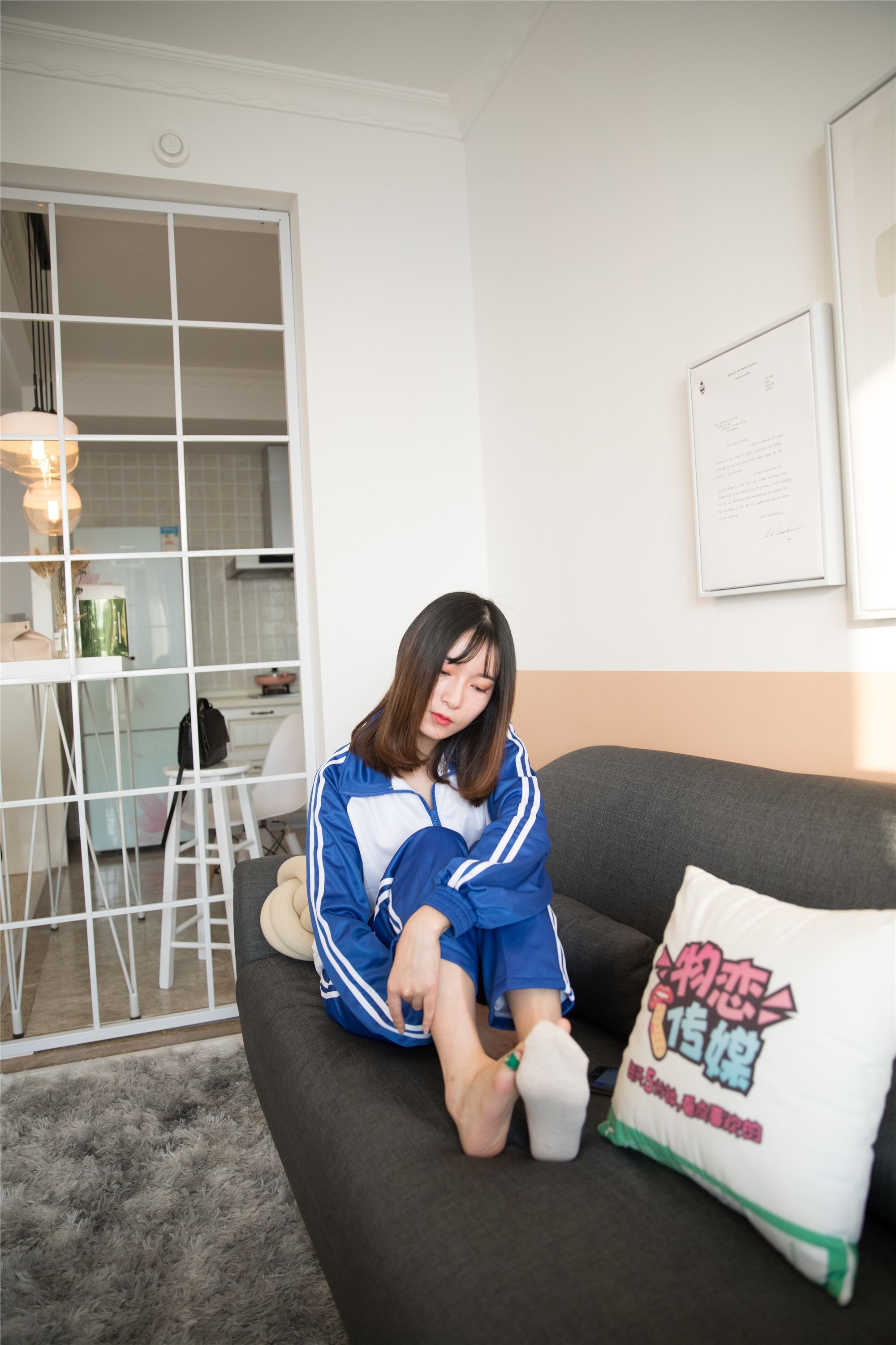 Material love media No.107 cat's ear - dance of pure school uniform and canvas shoes