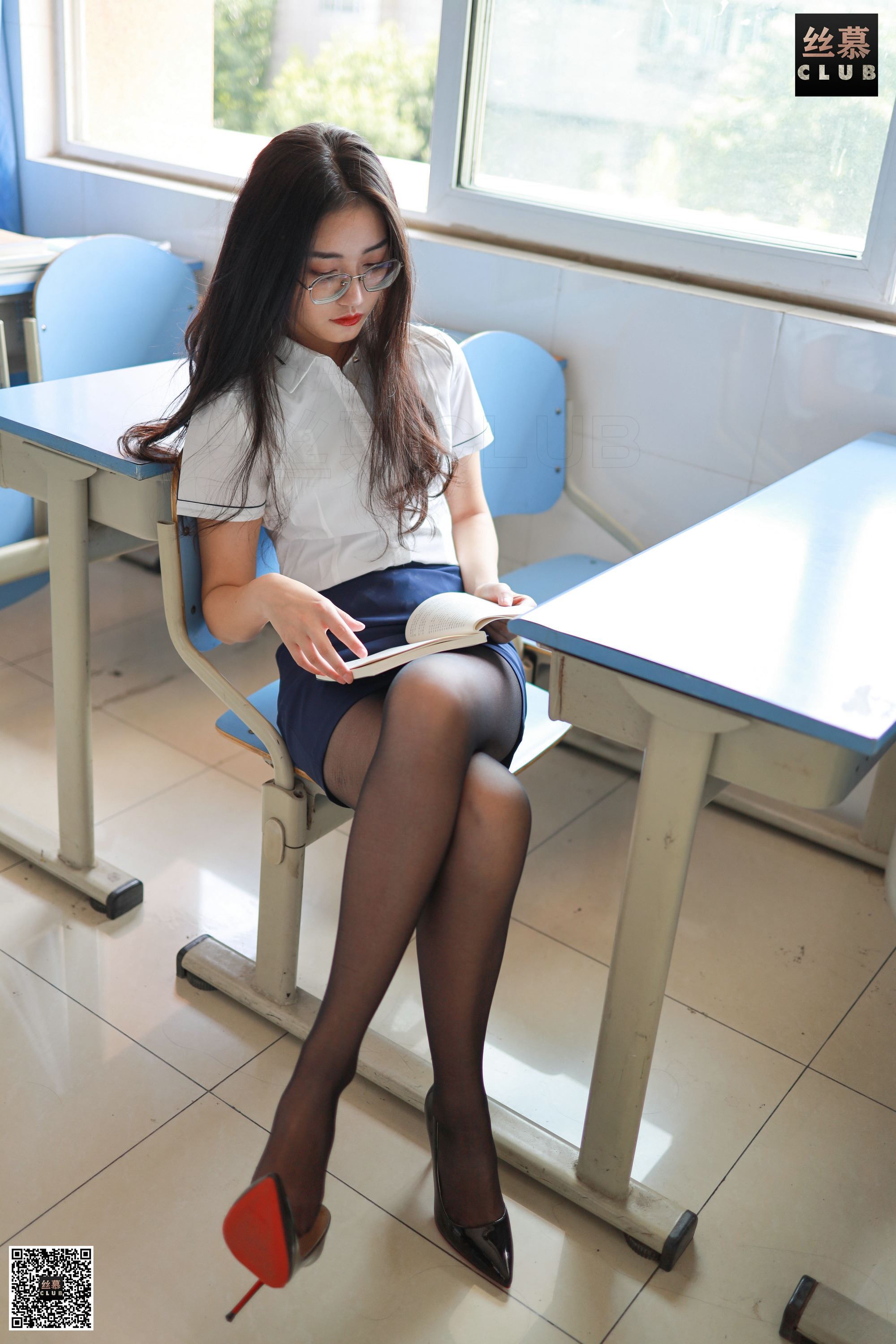 Simu photo sm083 Shuangshuang - Dream female teacher