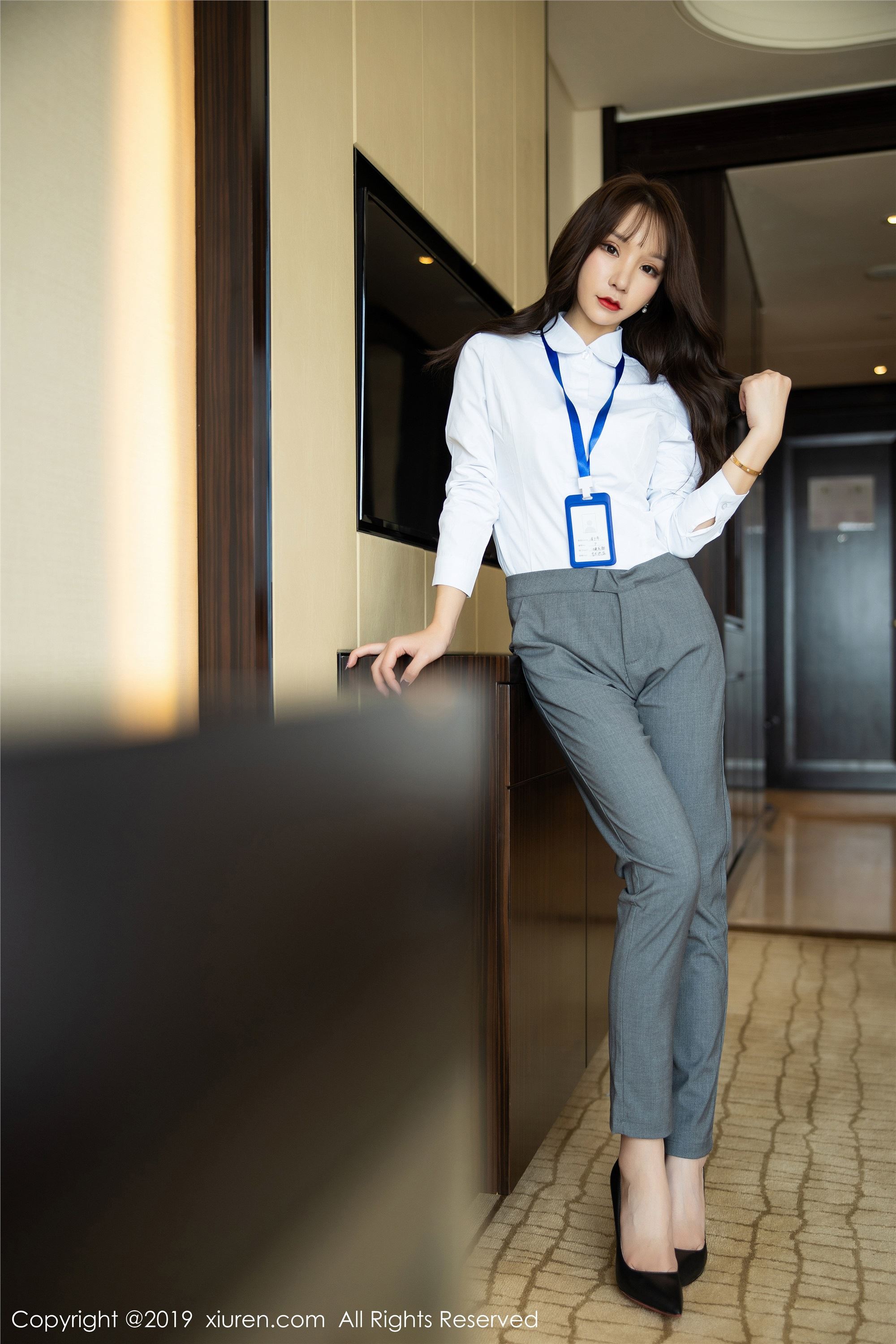 Xiuren photo no.1834 sexy secretary underwear seduces Zhou Yuxi Sandy