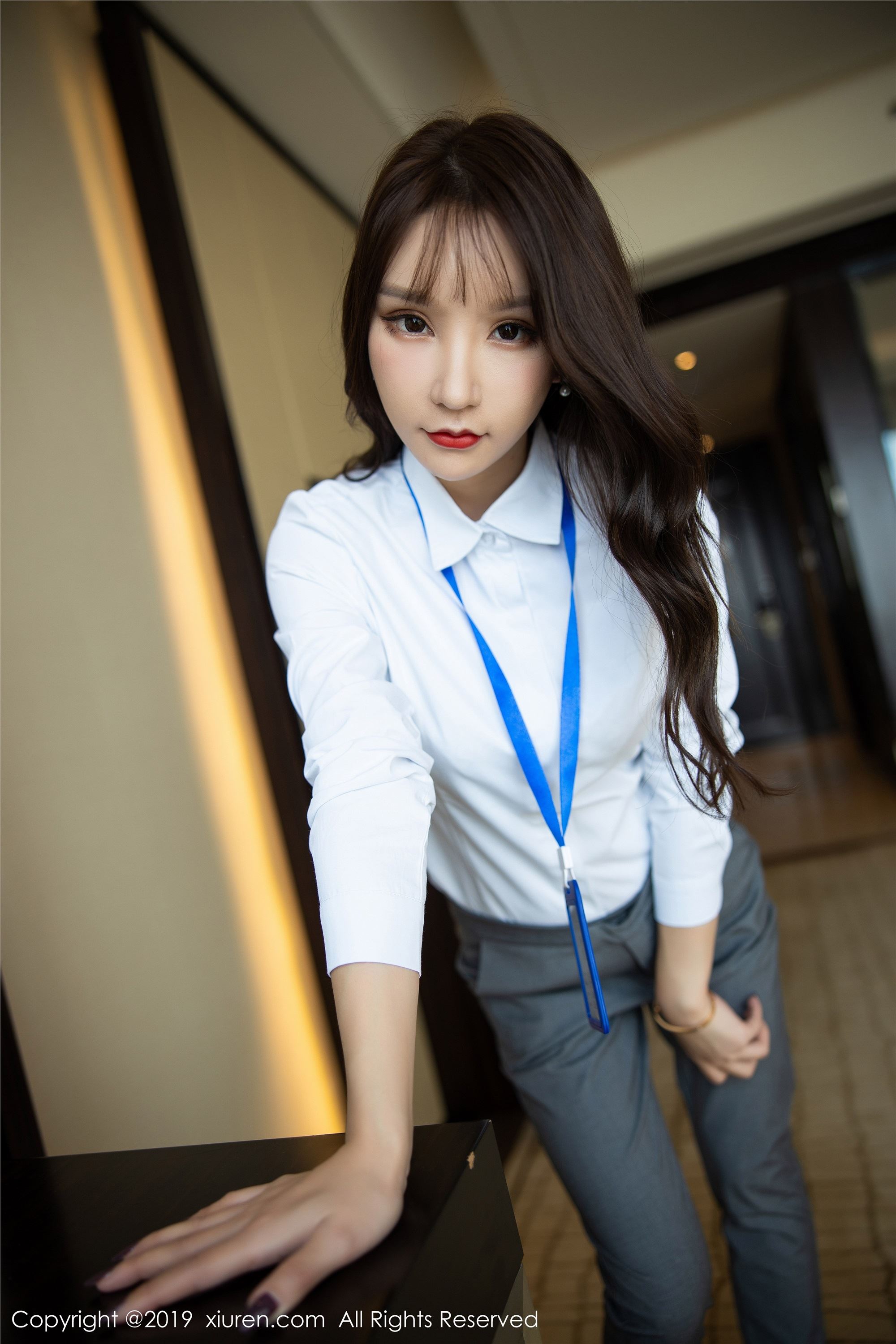 Xiuren photo no.1834 sexy secretary underwear seduces Zhou Yuxi Sandy