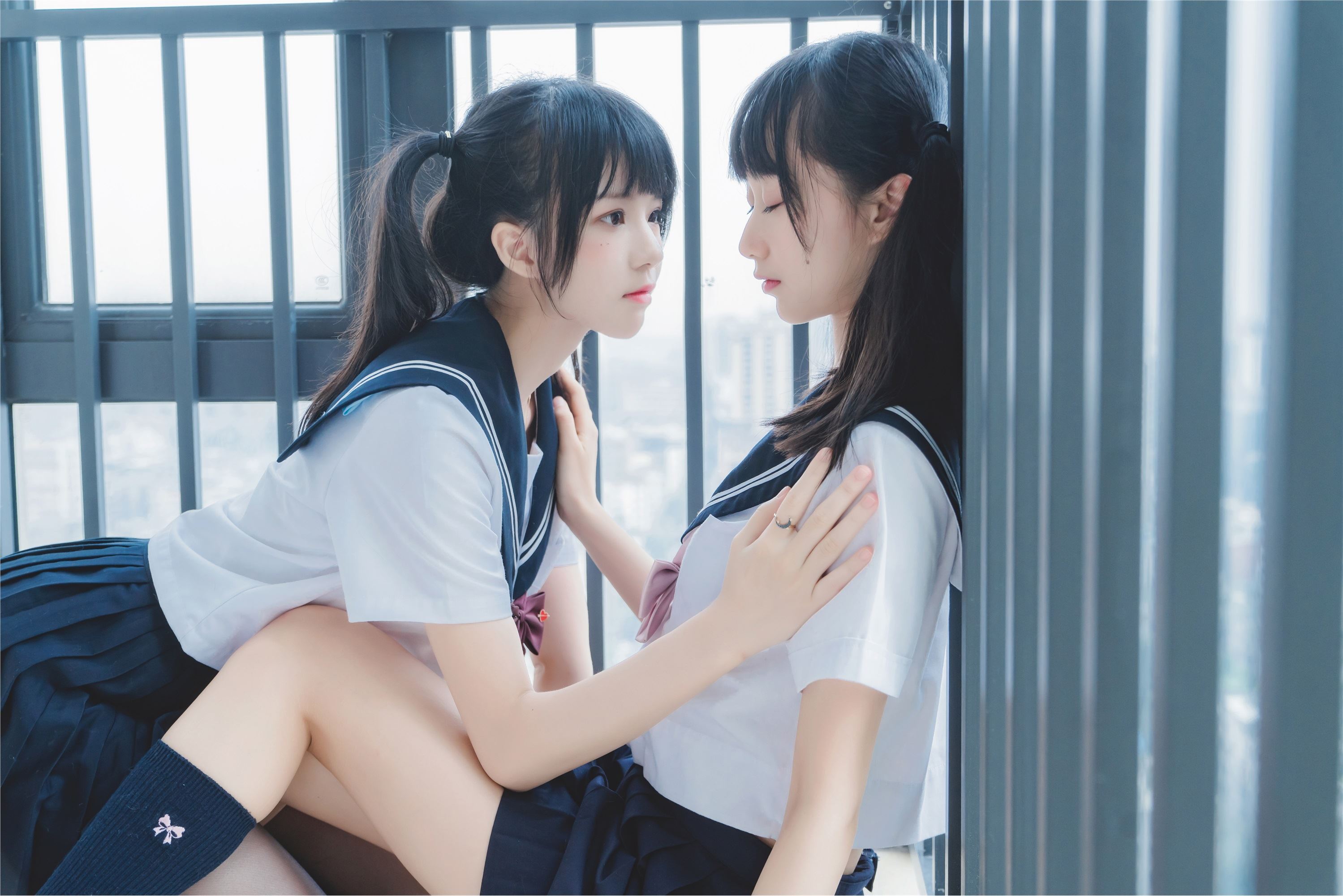 木绵绵OwO&桜桃喵 - 她(制服×制服)