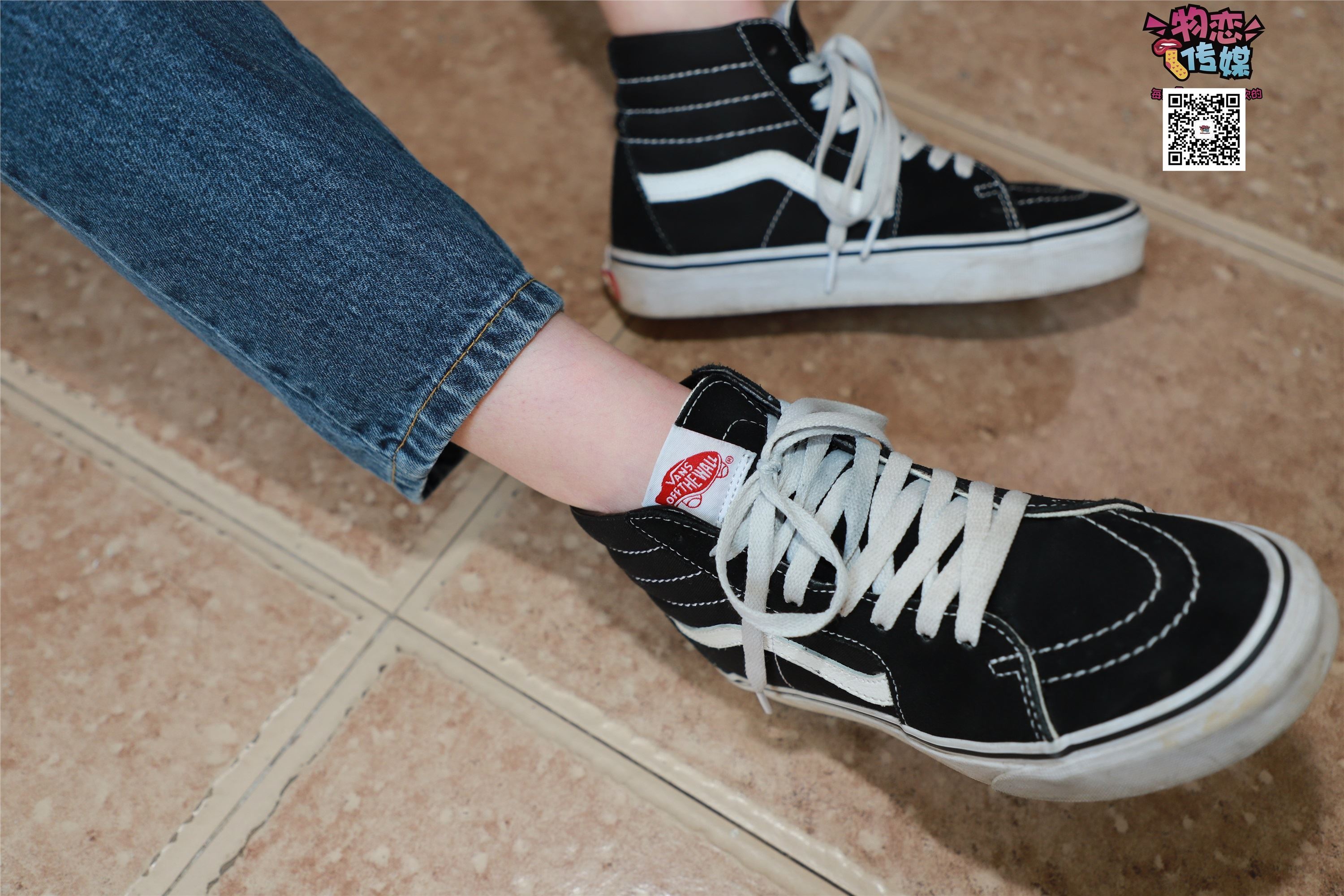 Love media No.001 vans and cotton stockings of Freshmen in Qingchun Department