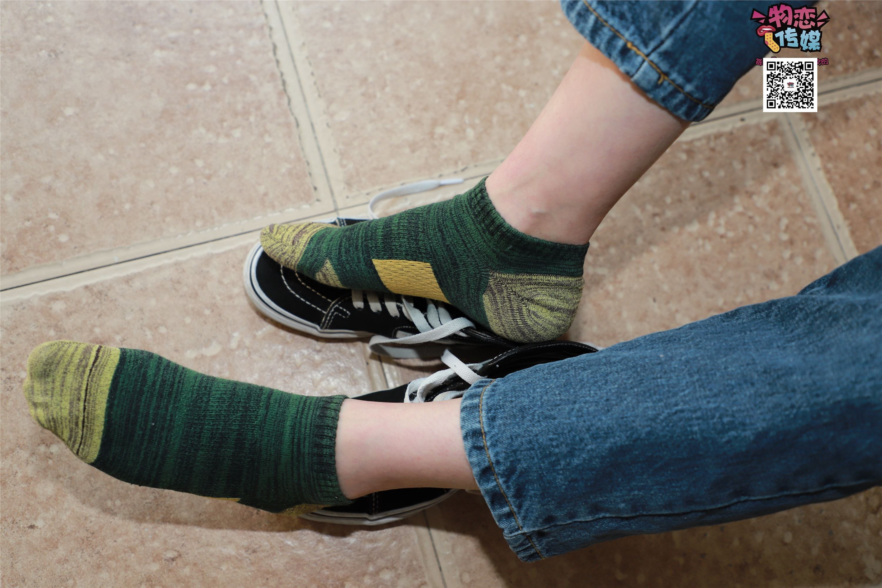 Love media No.001 vans and cotton stockings of Freshmen in Qingchun Department