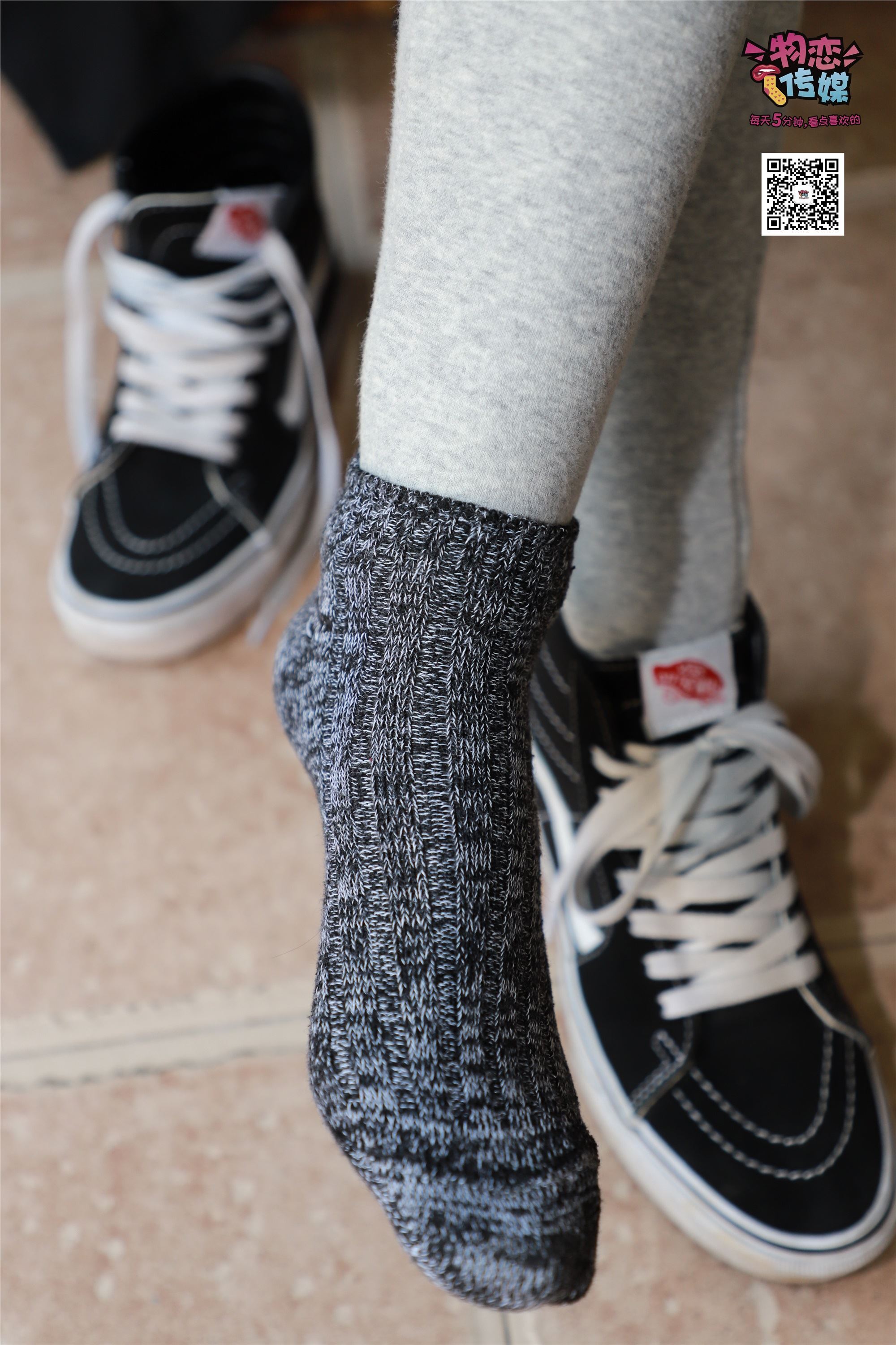 Love media No.001 vans and cotton stockings of Freshmen in Qingchun Department