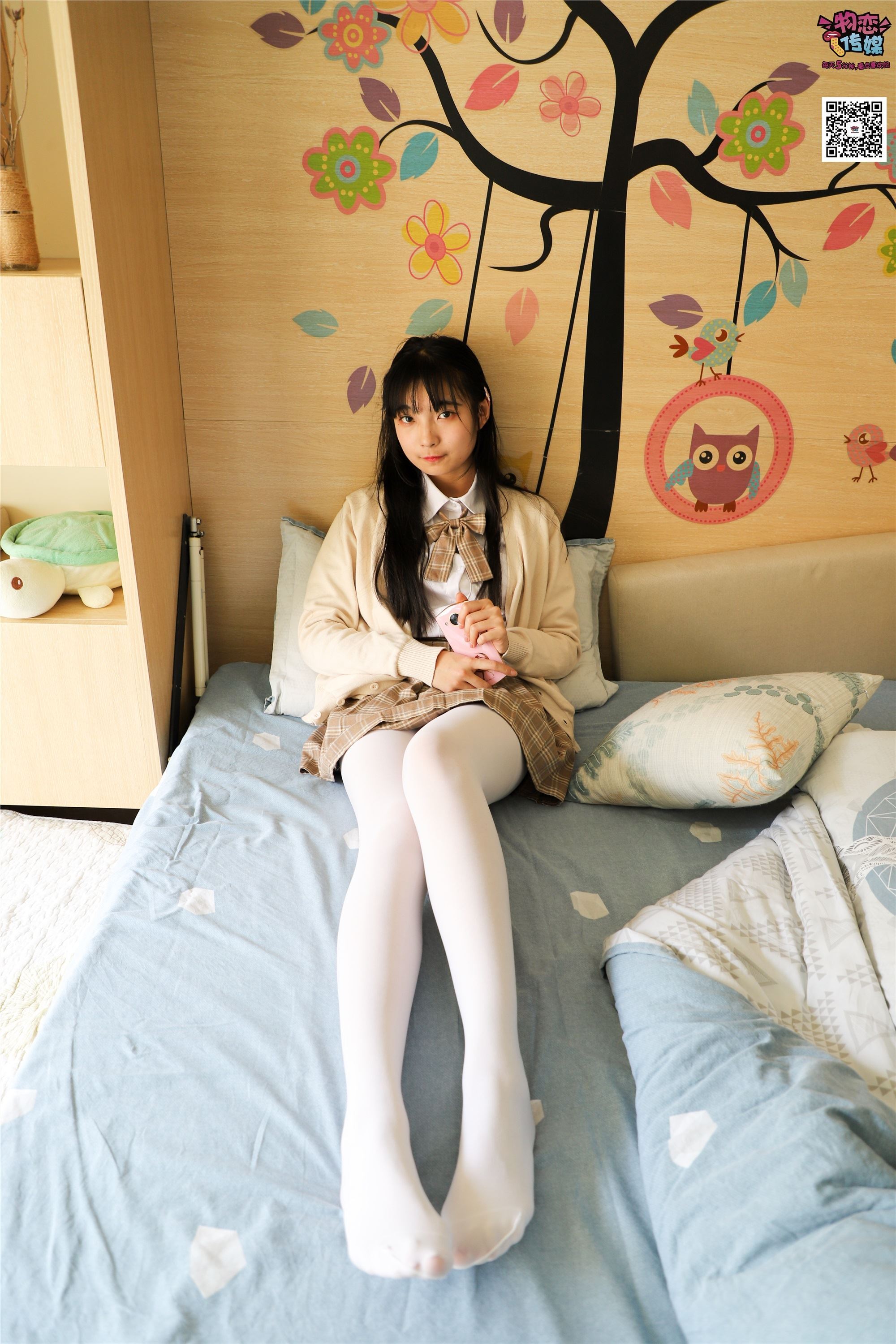 Love media No.005 JK uniform high school little sister, cotton stockings and silk stockings