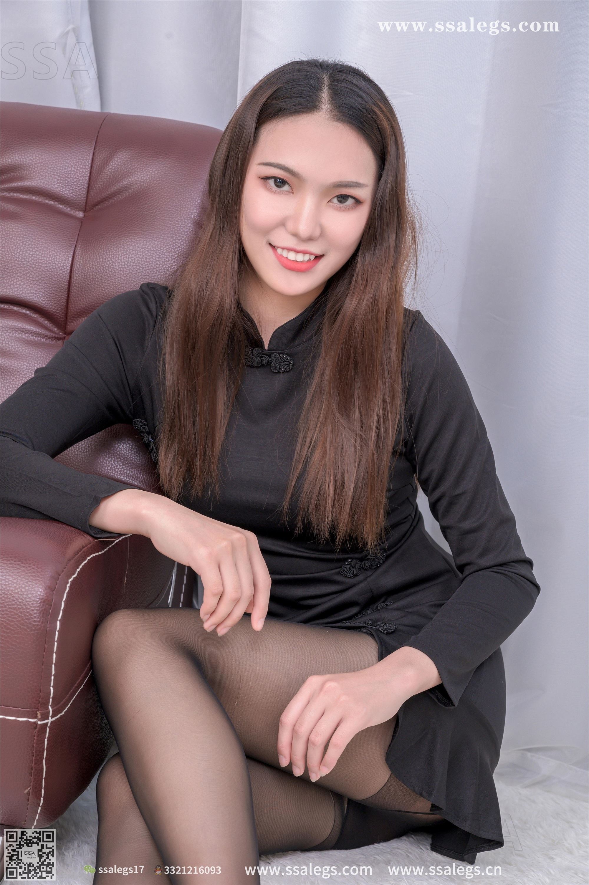 SSA silk society no.336 Yingying long leg transparent sandals