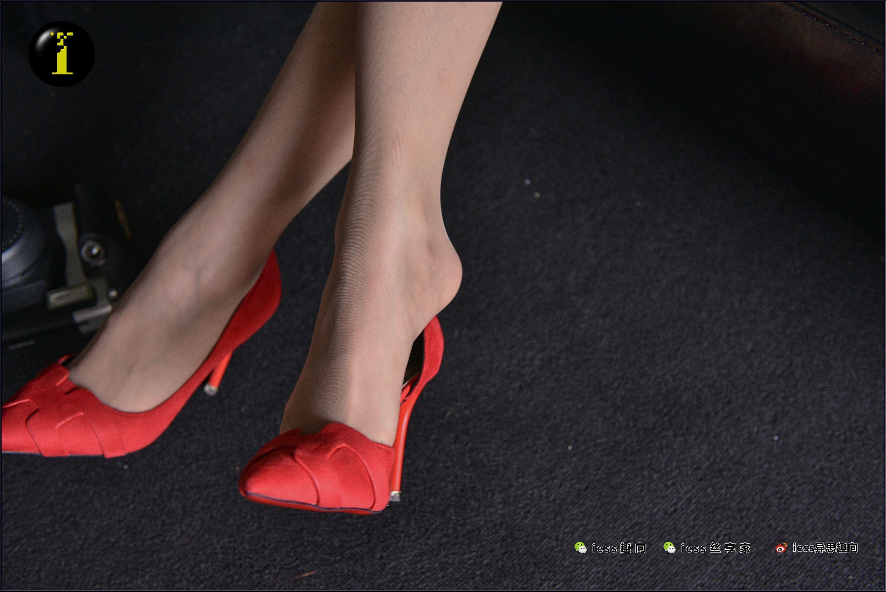 IESS fun  amp; Wisdom Collection 012 - warm red high heels B - close up