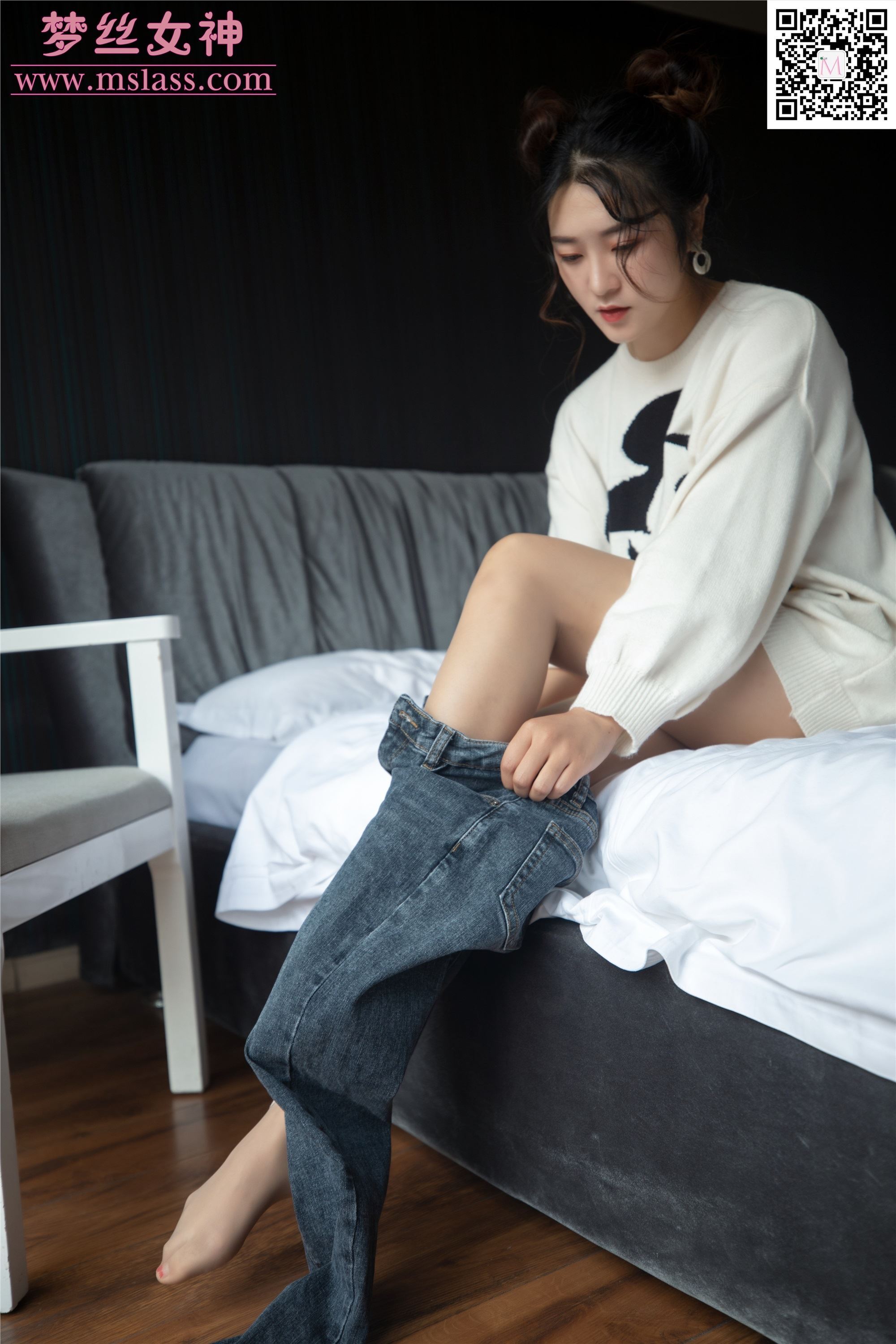 Mslass dream silk goddess 2019-11-11 Vol.067 inside of Yuchen jeans