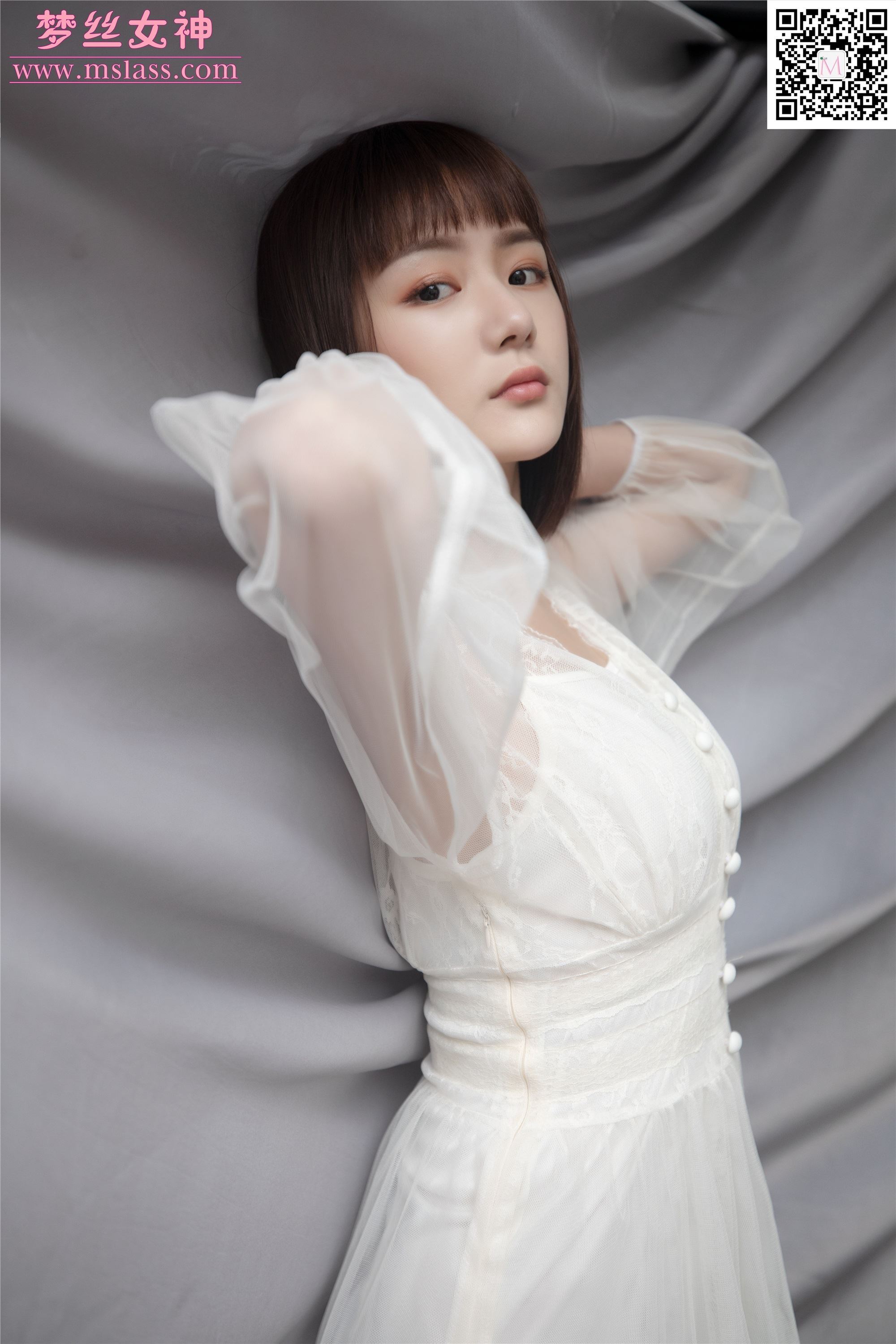 Mslass dream silk goddess 2019-11-23 Vol.073 Sasa transparent white gauze skirt