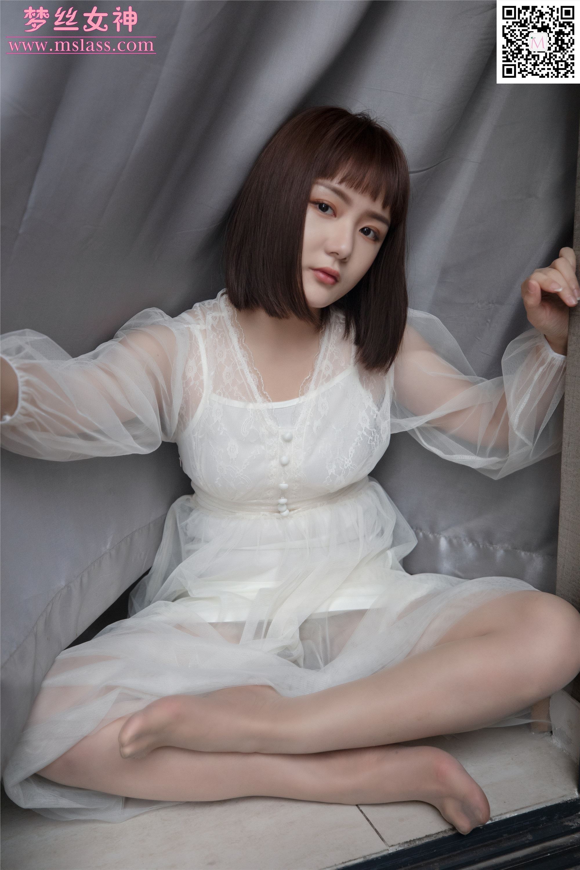 Mslass dream silk goddess 2019-11-23 Vol.073 Sasa transparent white gauze skirt