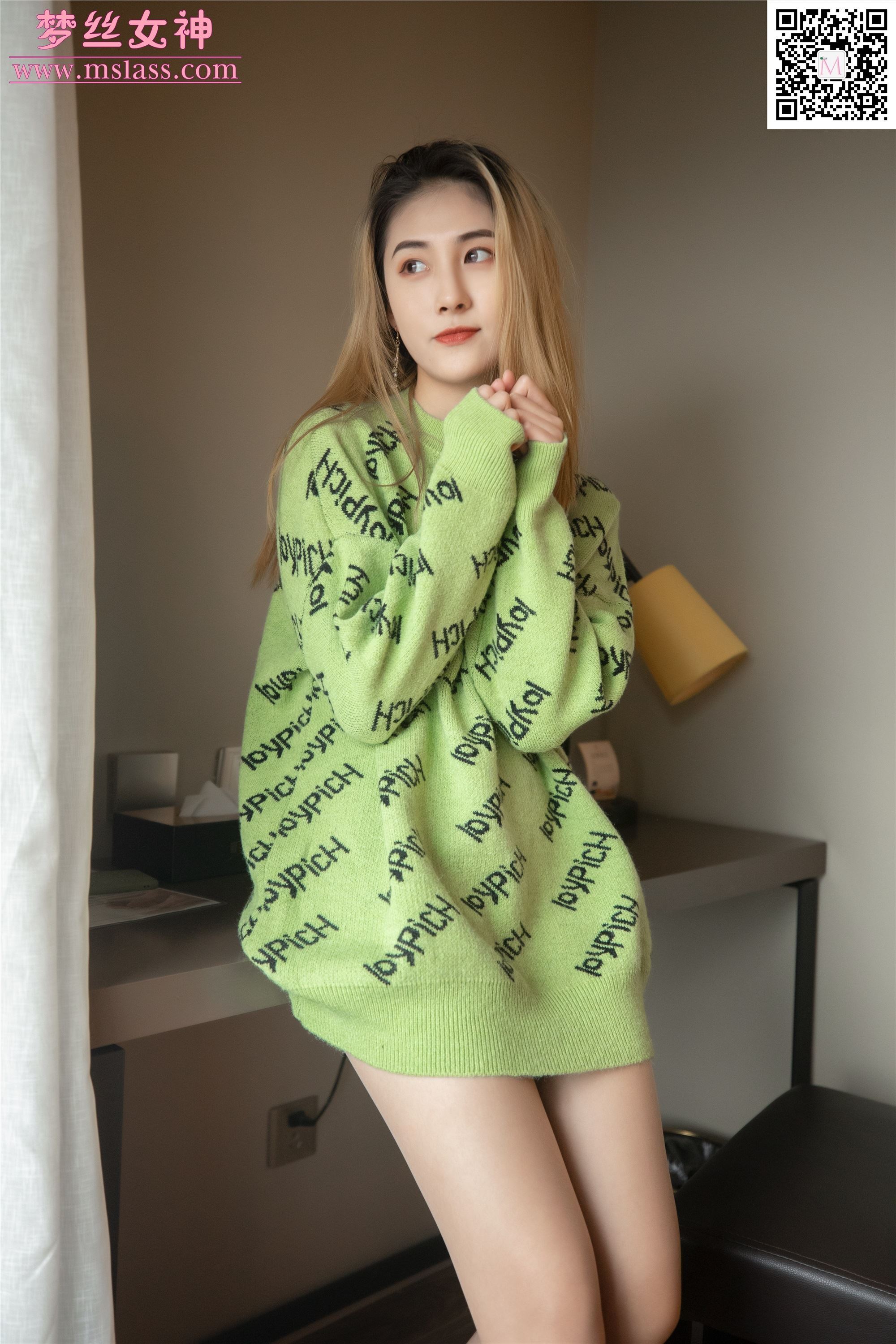 MSLASS梦丝女神 2019-11-27 Vol.075 小允儿 喜欢绿绿的衣服