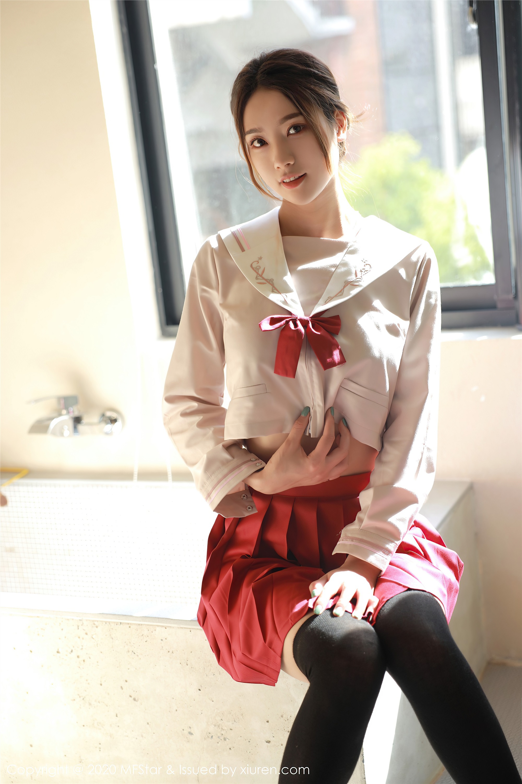 Mfstar model college 2020.07.06 vol.340 Fang Zixuan youth JK uniform