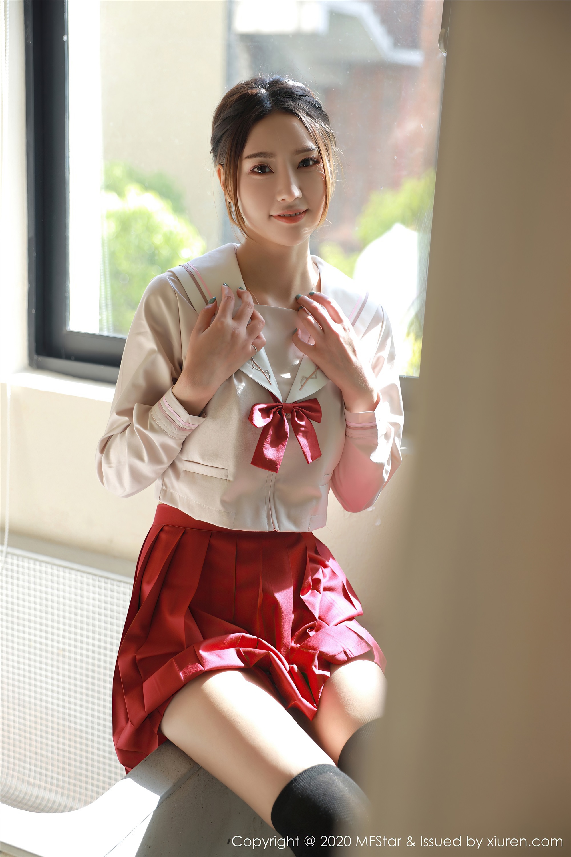 Mfstar model college 2020.07.06 vol.340 Fang Zixuan youth JK uniform