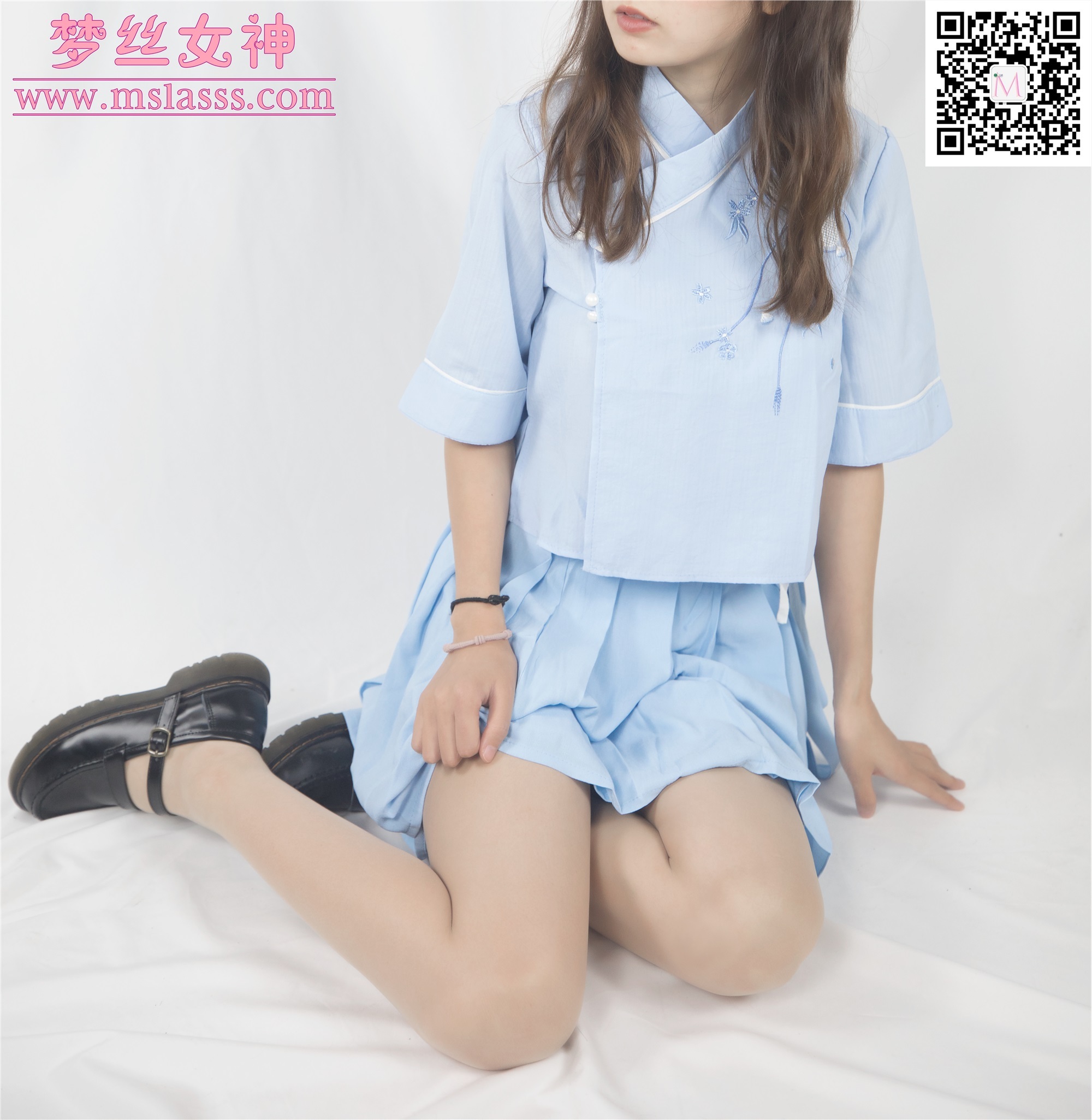 MSLASS梦丝女神 2020-01-01 Vol.086 玥玥 蓝色仙女古装