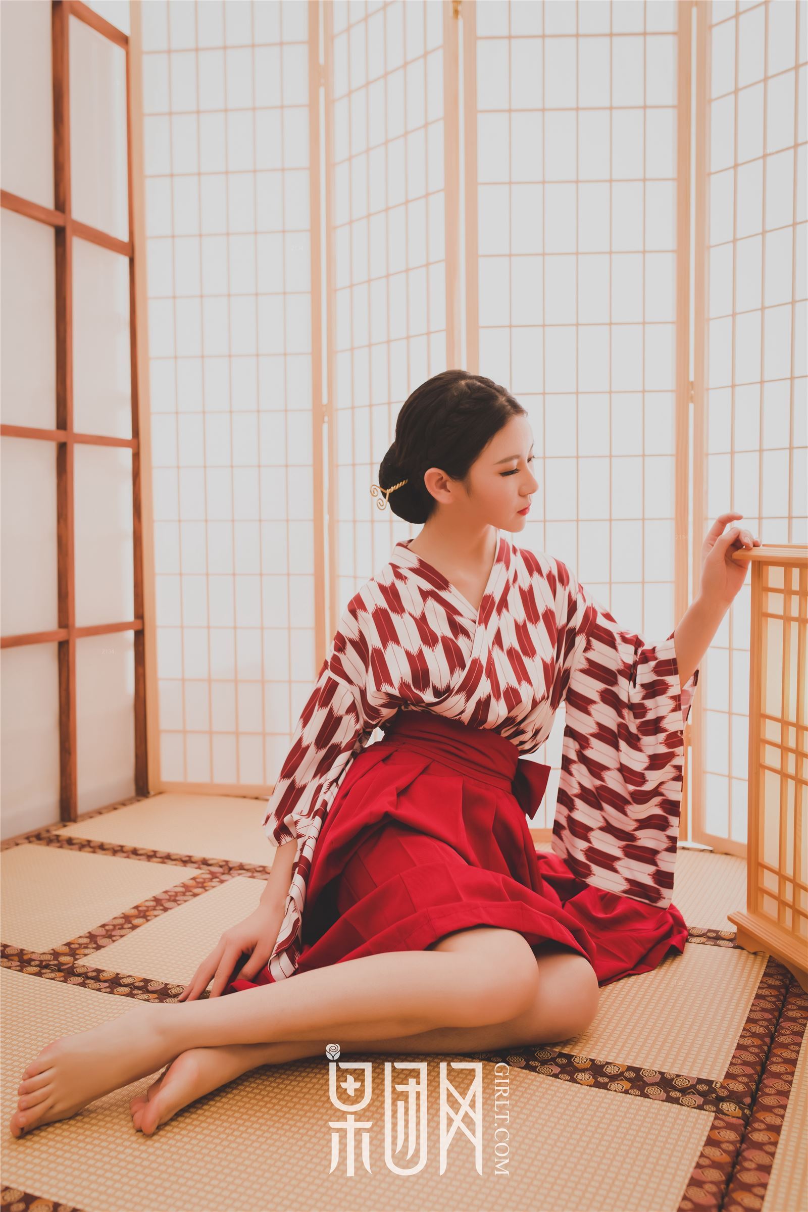 [girl] Guotuan portrait photo NO.115 kimono beauty candy