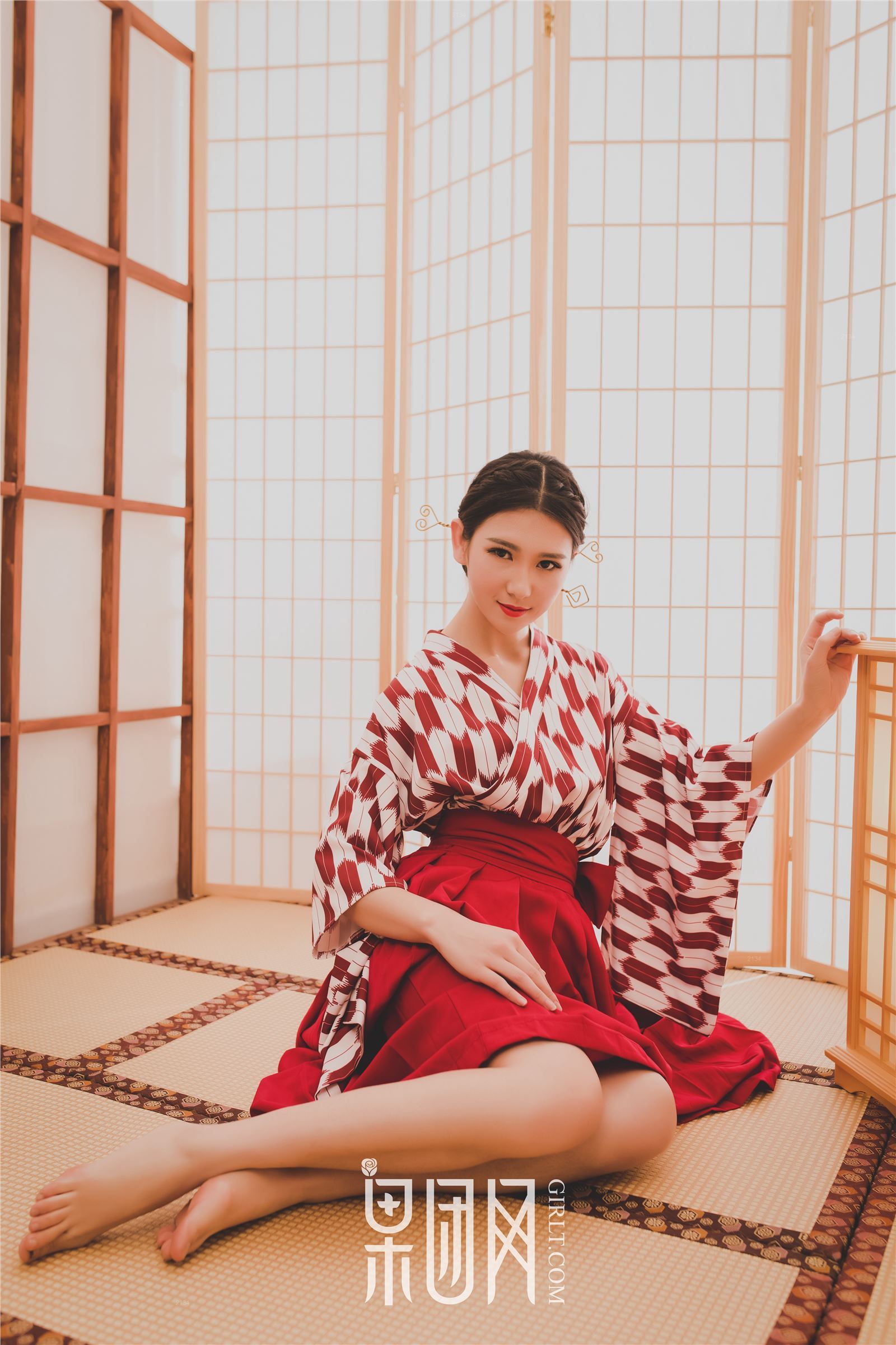 [girl] Guotuan portrait photo NO.115 kimono beauty candy