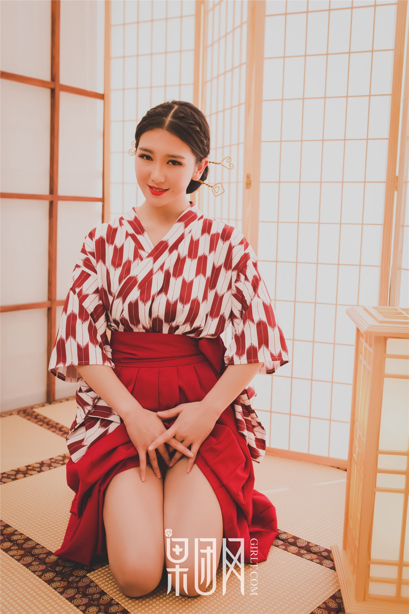 [girl] Guotuan portrait photo NO.115 kimono beauty candy