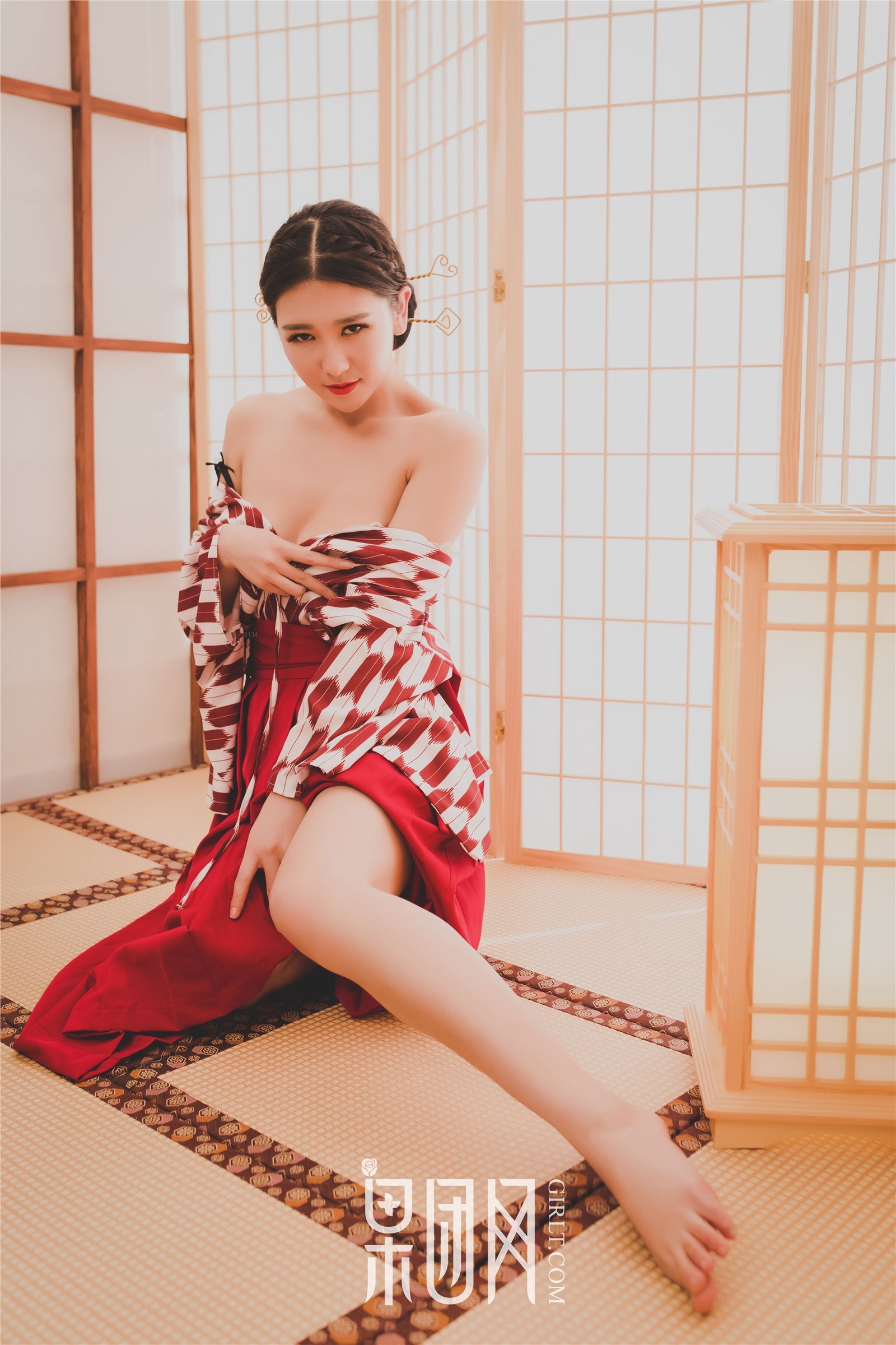 [girl] Guotuan portrait photo NO.115 kimono beauty candy