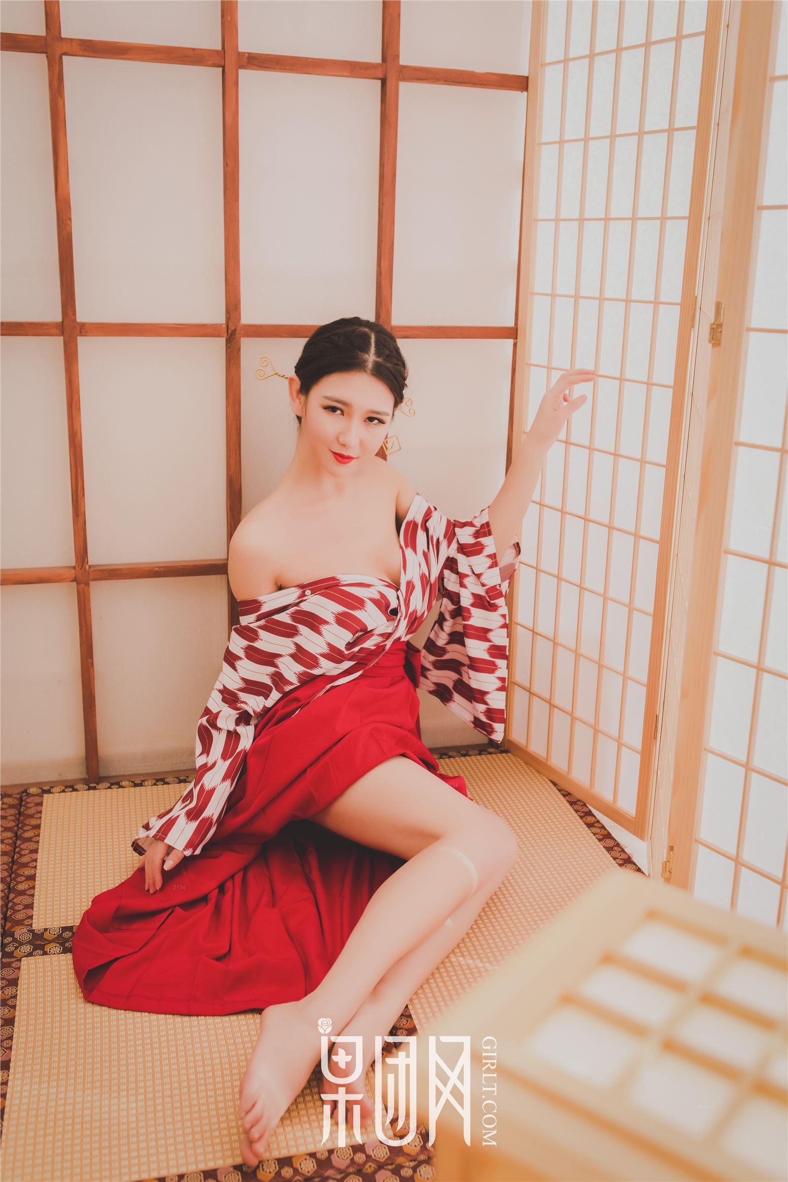 [girl] Guotuan portrait photo NO.115 kimono beauty candy