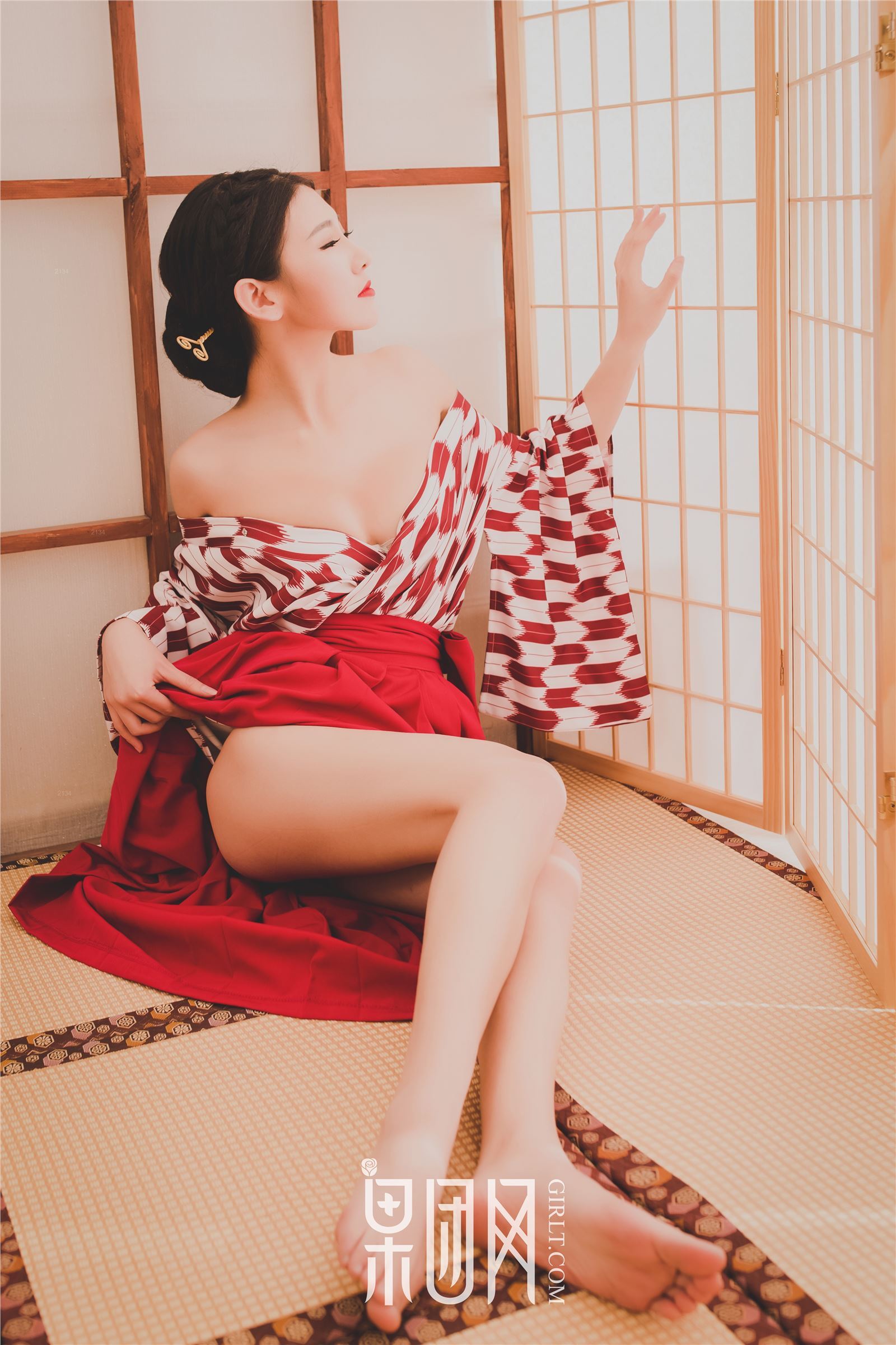 [girl] Guotuan portrait photo NO.115 kimono beauty candy