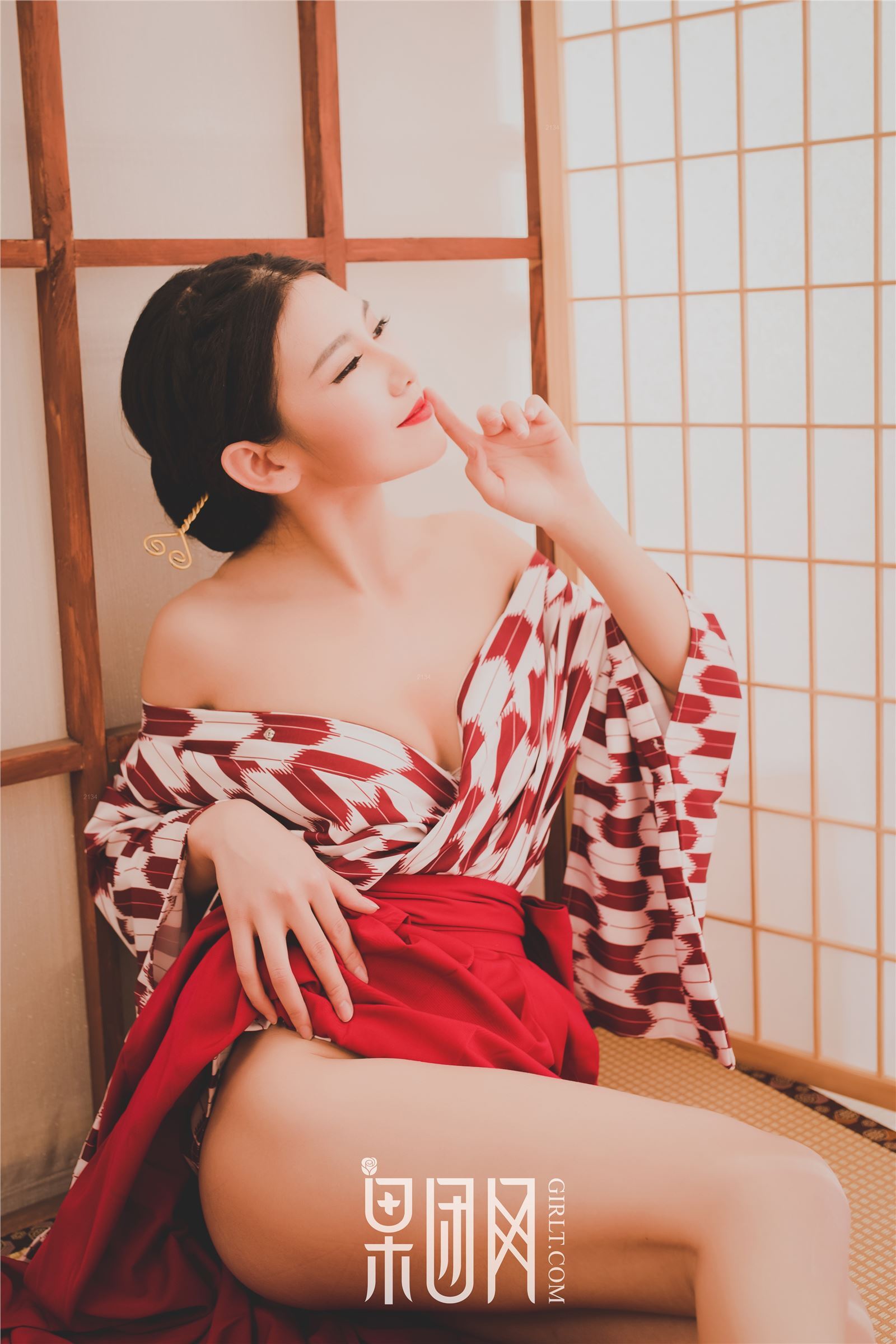 [girl] Guotuan portrait photo NO.115 kimono beauty candy