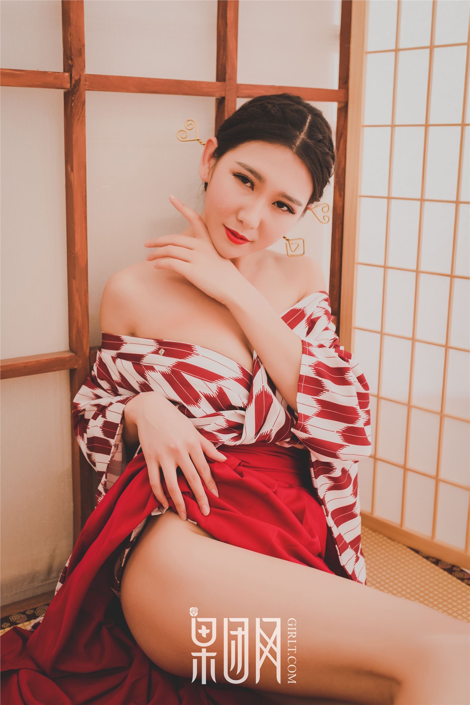 [girl] Guotuan portrait photo NO.115 kimono beauty candy