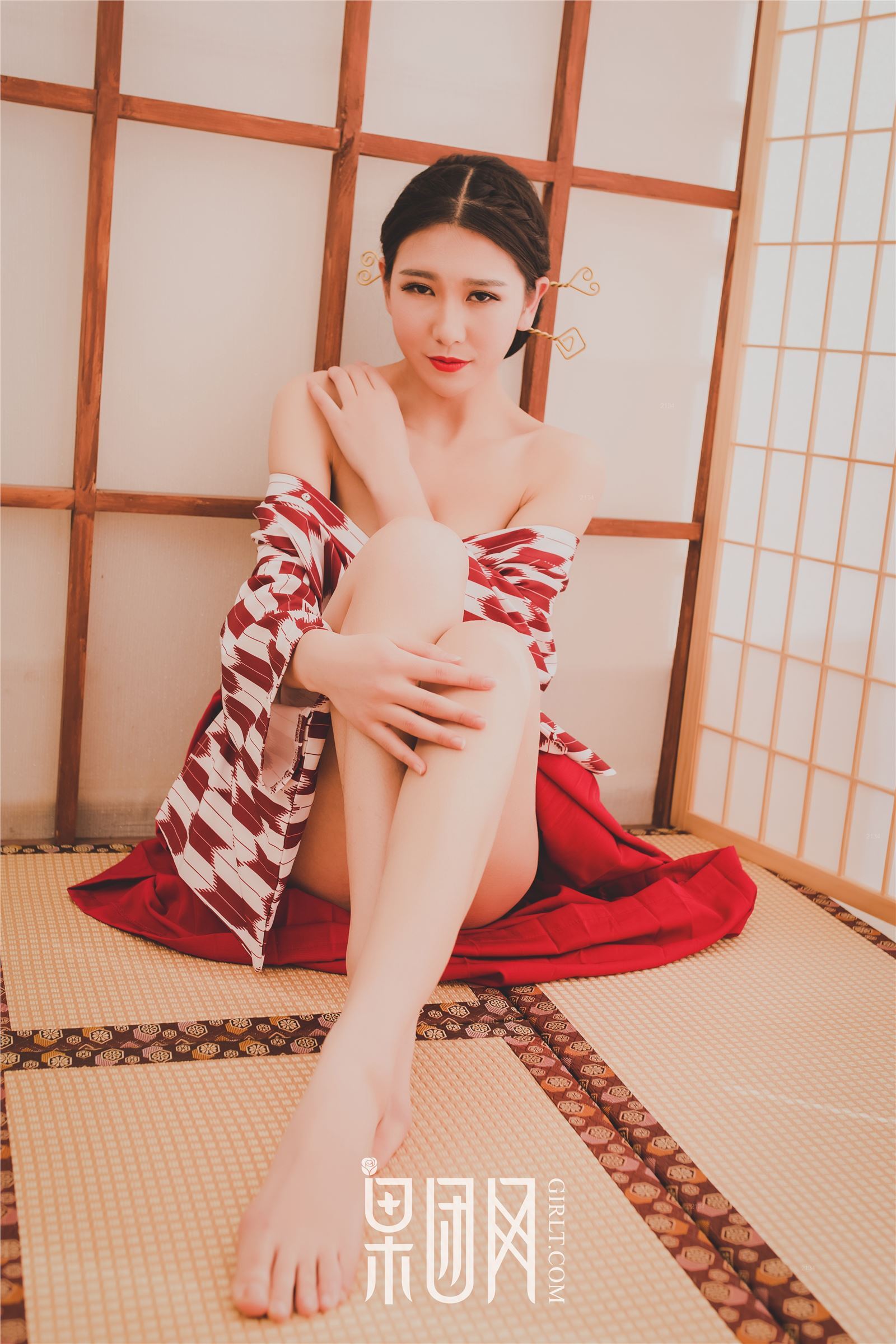 [girl] Guotuan portrait photo NO.115 kimono beauty candy