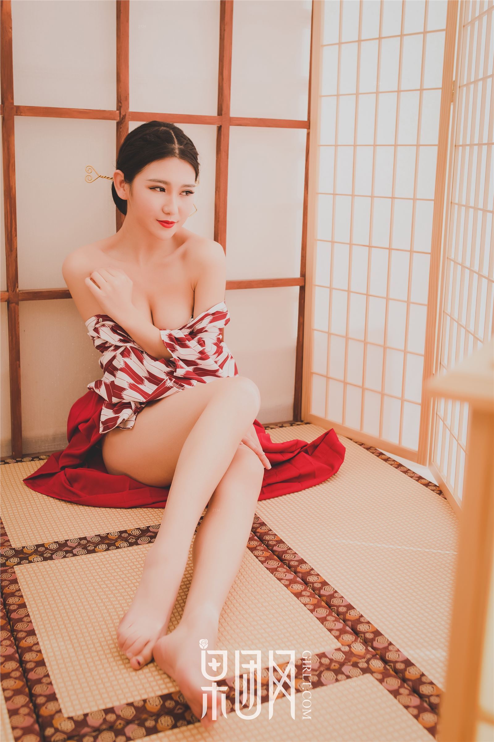 [girl] Guotuan portrait photo NO.115 kimono beauty candy