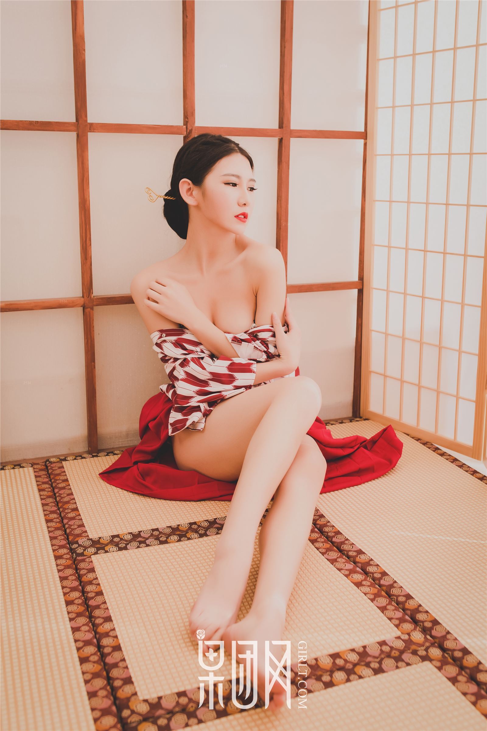 [girl] Guotuan portrait photo NO.115 kimono beauty candy