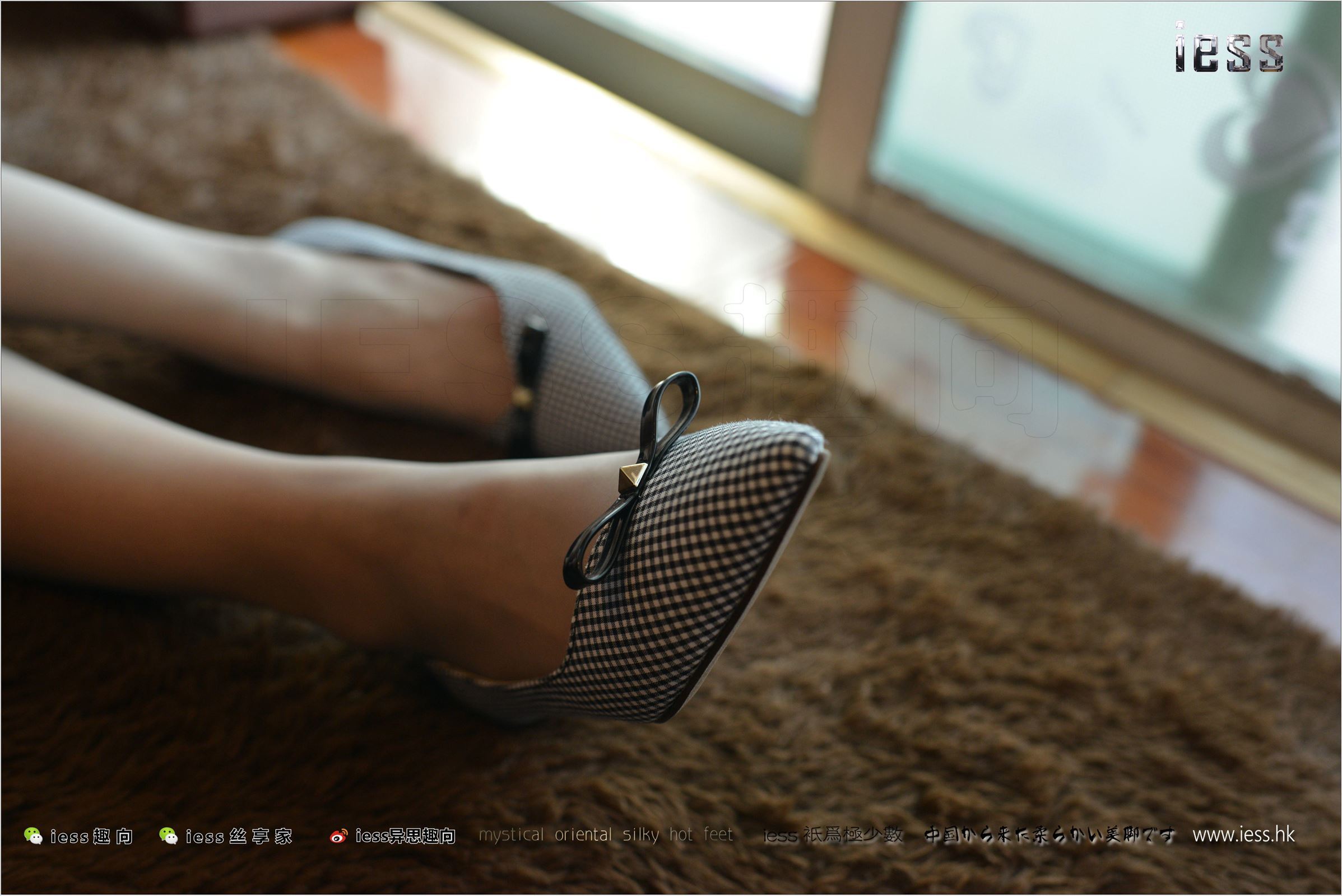 [IESS funny thinking] 2017.08.16 No.135 new model Momo grey silk ol in flat shoes