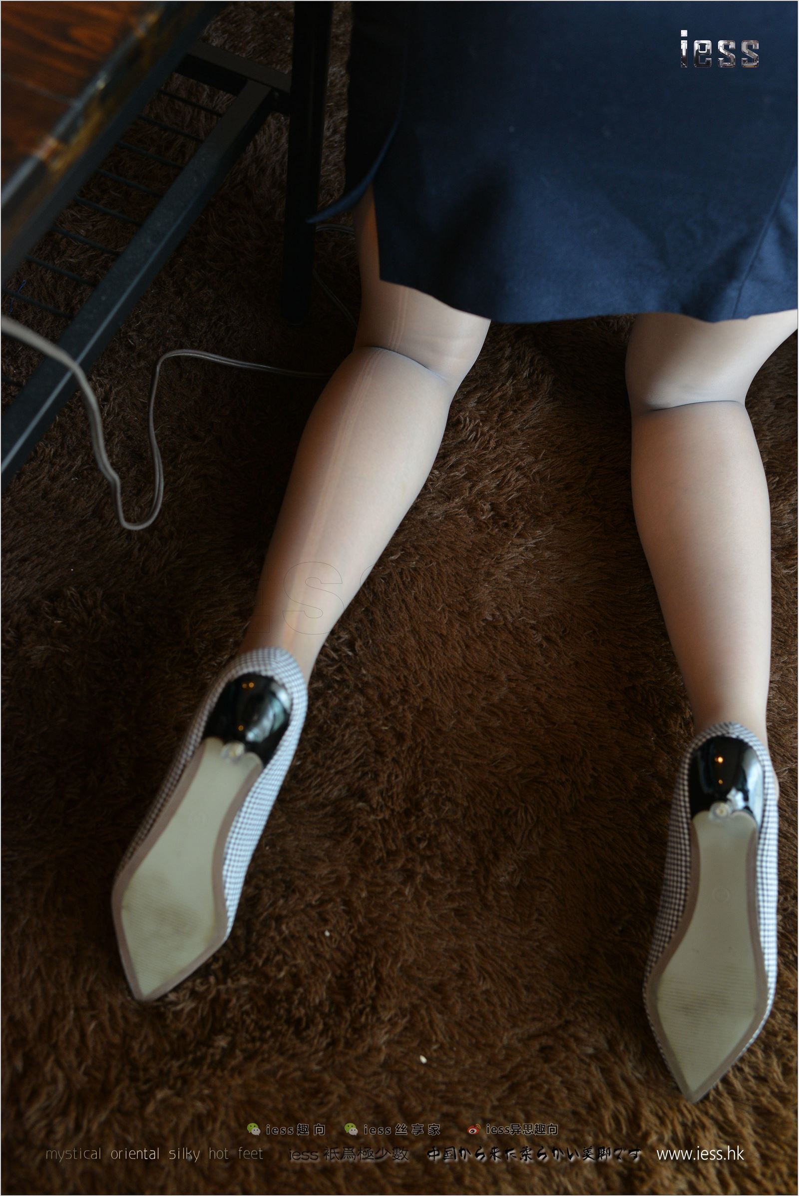 [IESS funny thinking] 2017.08.16 No.135 new model Momo grey silk ol in flat shoes