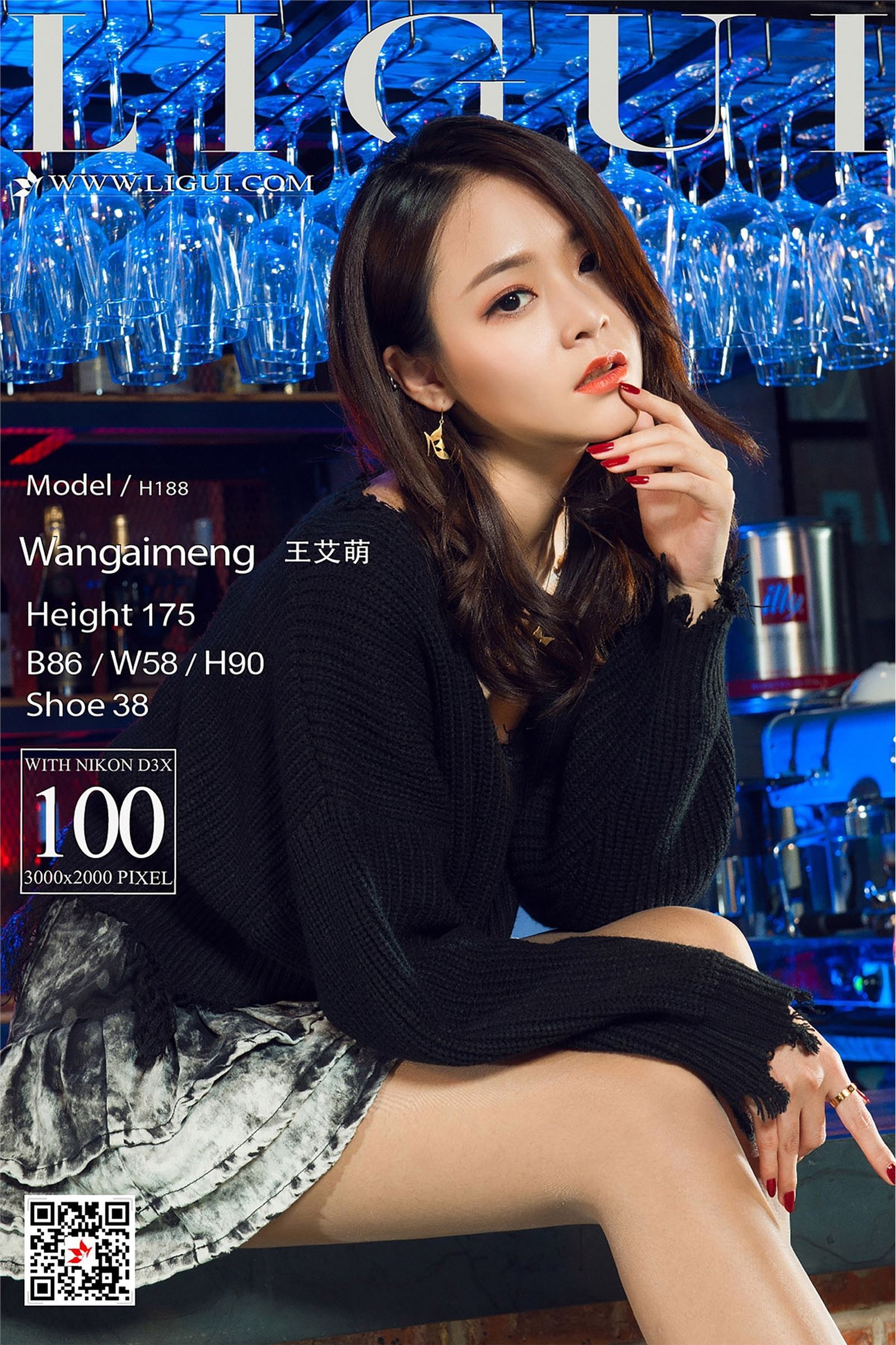 [ligui cabinet] January 27, 2018 online beauty model Wang Aimeng