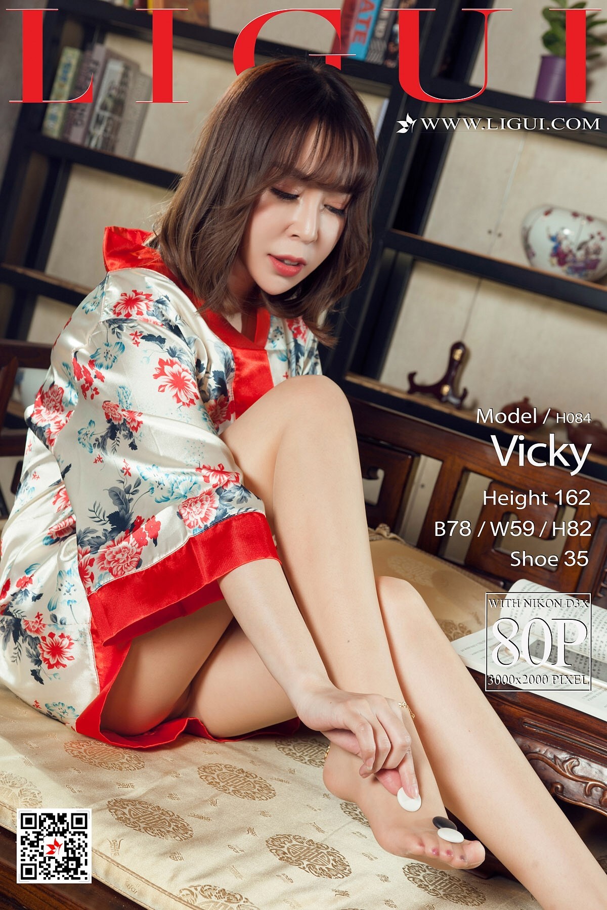 [ligui cabinet] April 5, 2018 model Vicky