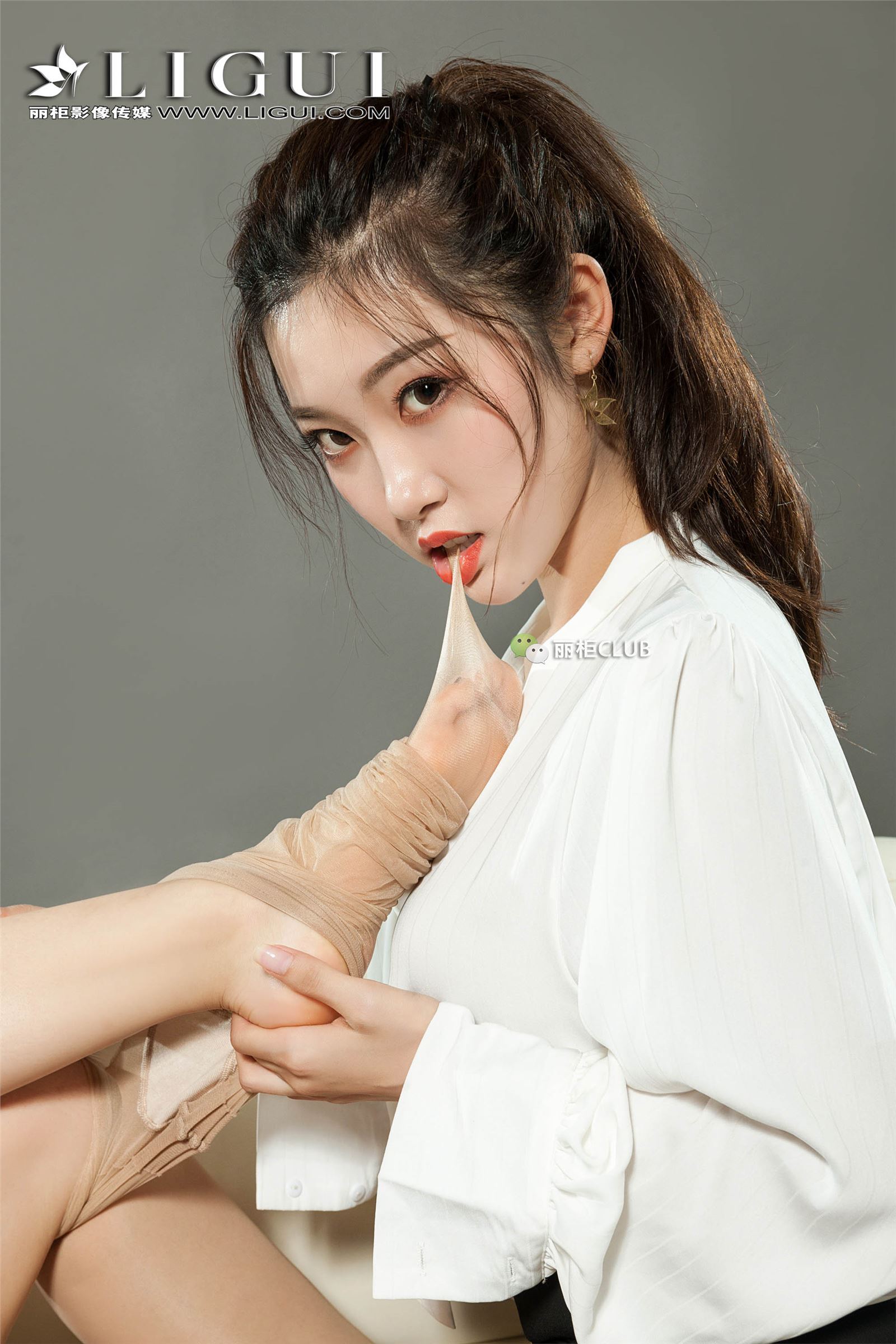 [ligui cabinet] August 17, 2018 online beauty model ice cream  Xiaoxiao