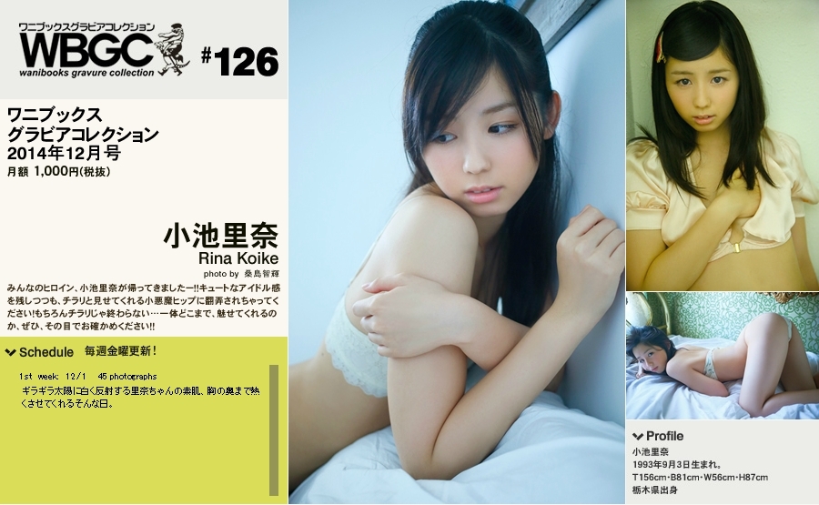 Wanibooks.WBGC-No.126-RinaKoike小池里奈