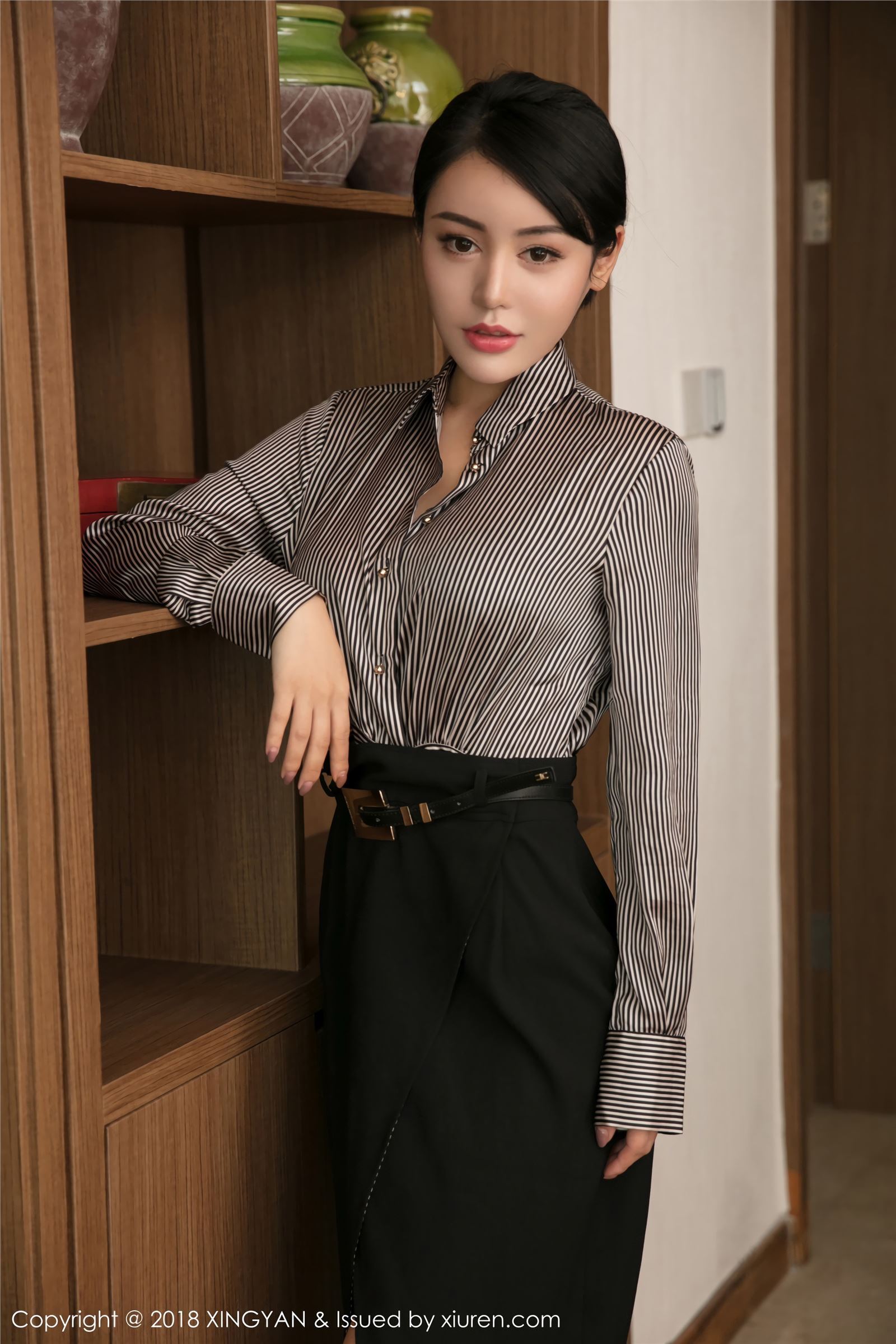 [Xingyan society] photo on January 23, 2018 Vol.020 ol female secretary Lu Ziqi