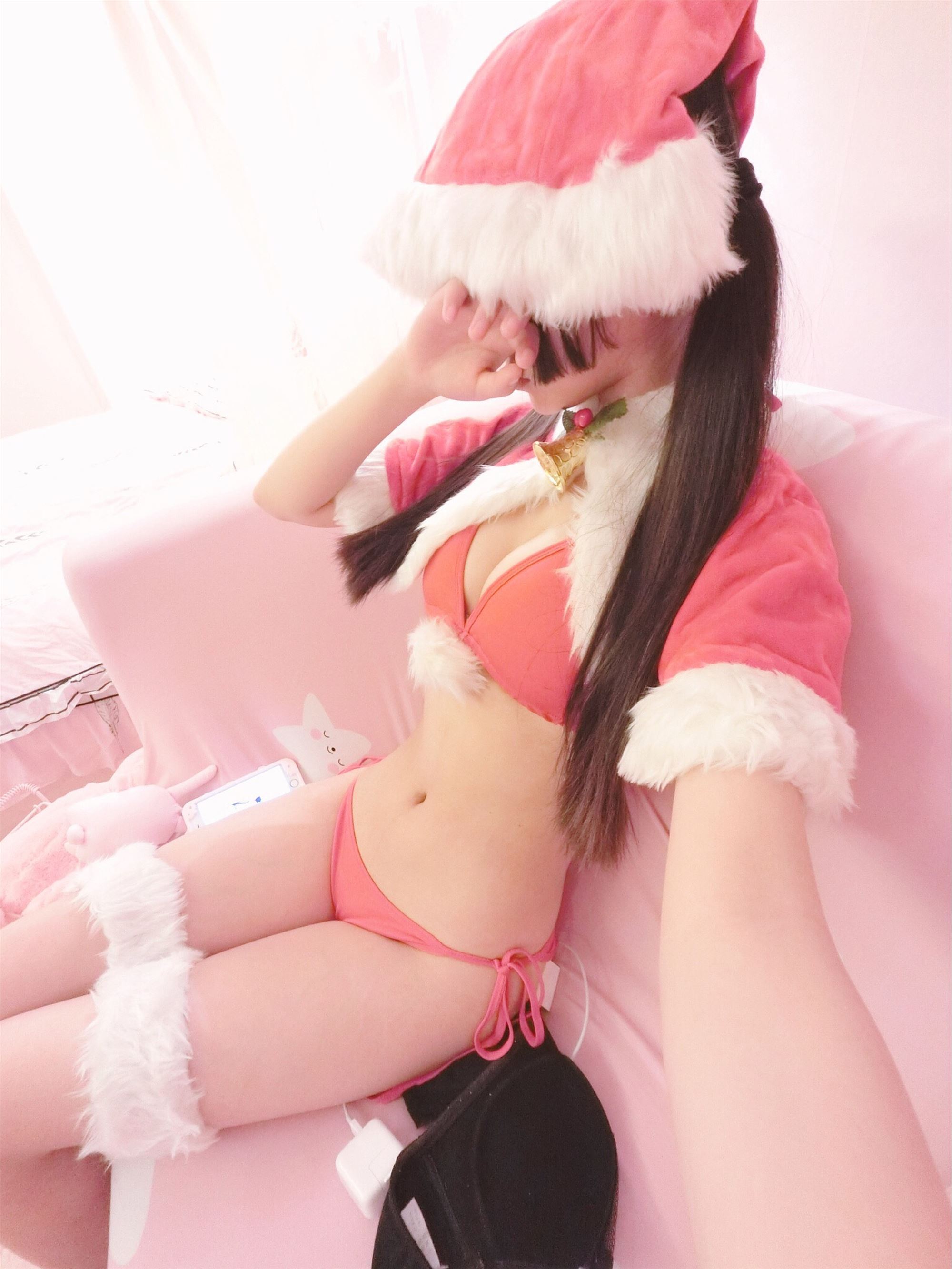 Double horsetail lolixi Christmas swimsuit